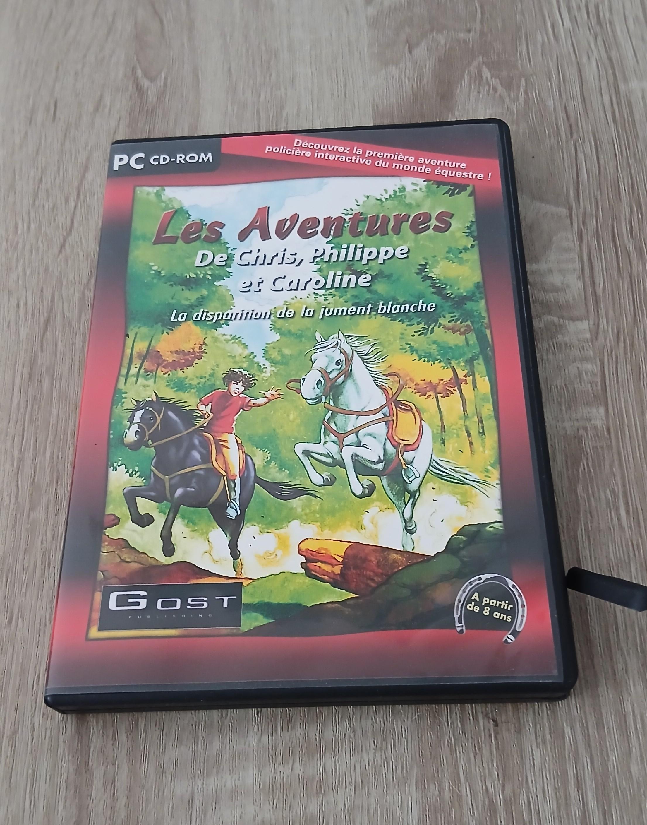 troc de troc pc cd - rom les aventures de chris, philippe et caroline image 0