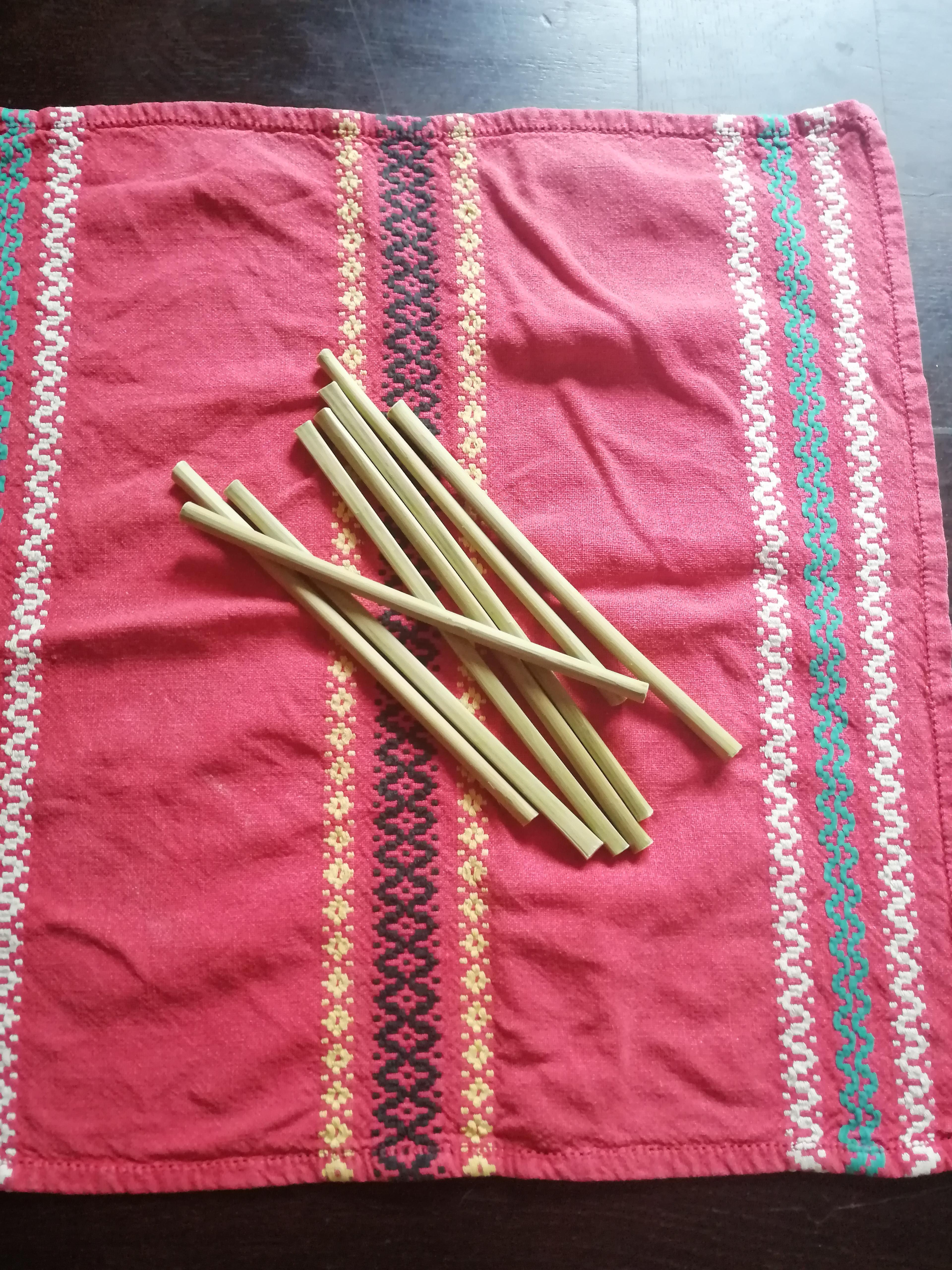 troc de troc pailles en bambou faites maison image 0
