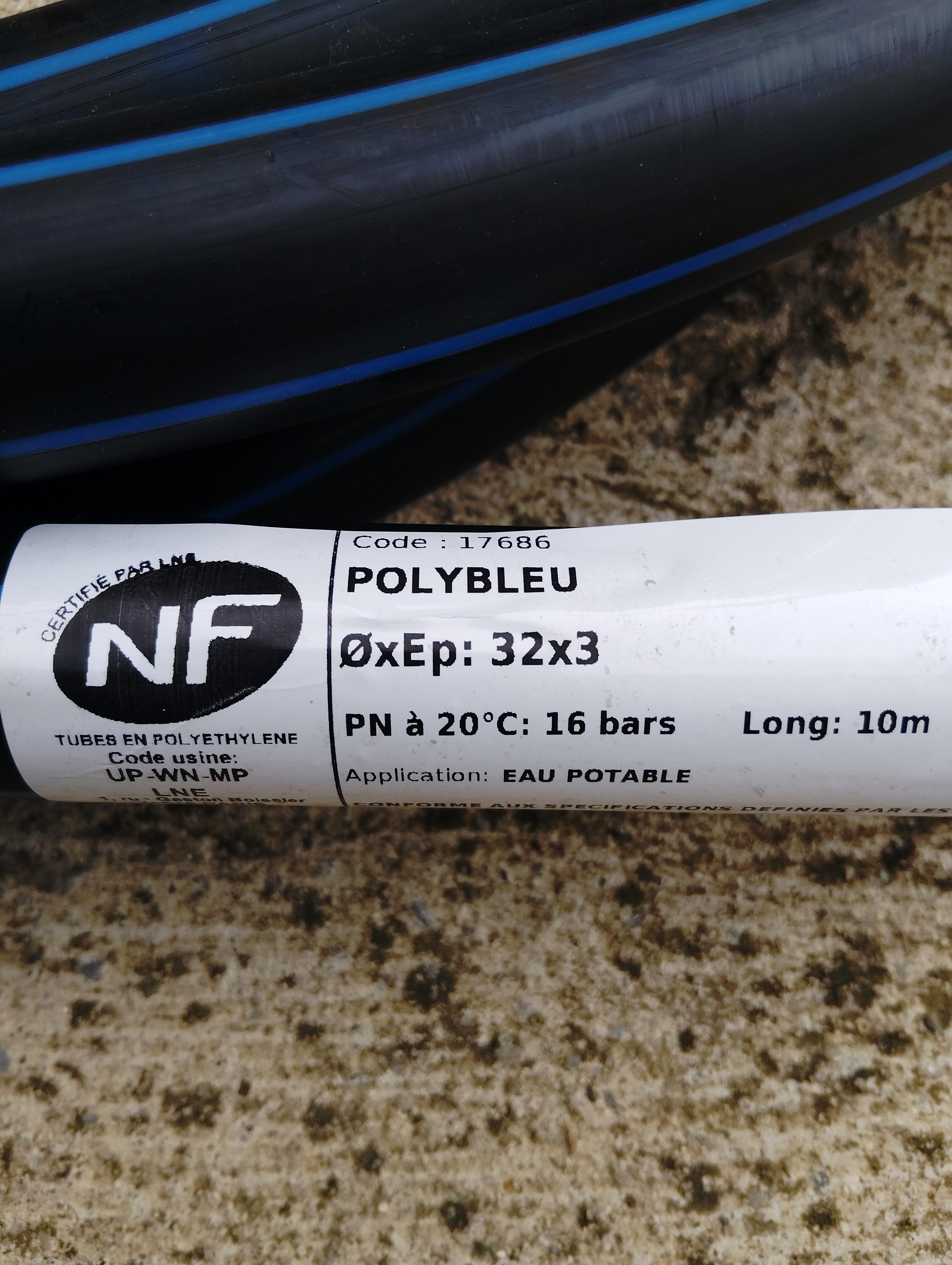 troc de troc tuyau eau potable 10m image 1