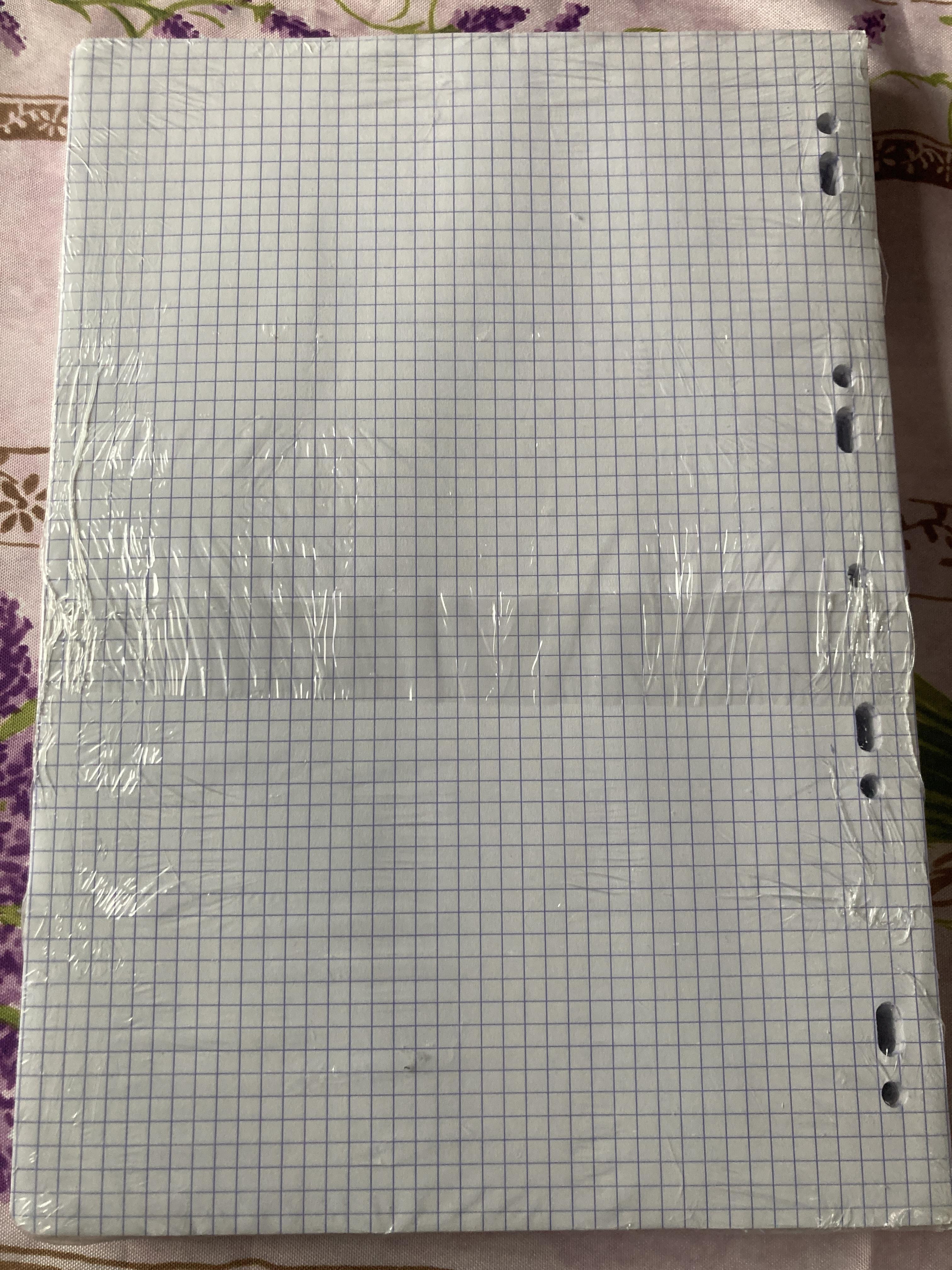 troc de troc paquet neuf 400 feuilles simples petits carreaux image 1