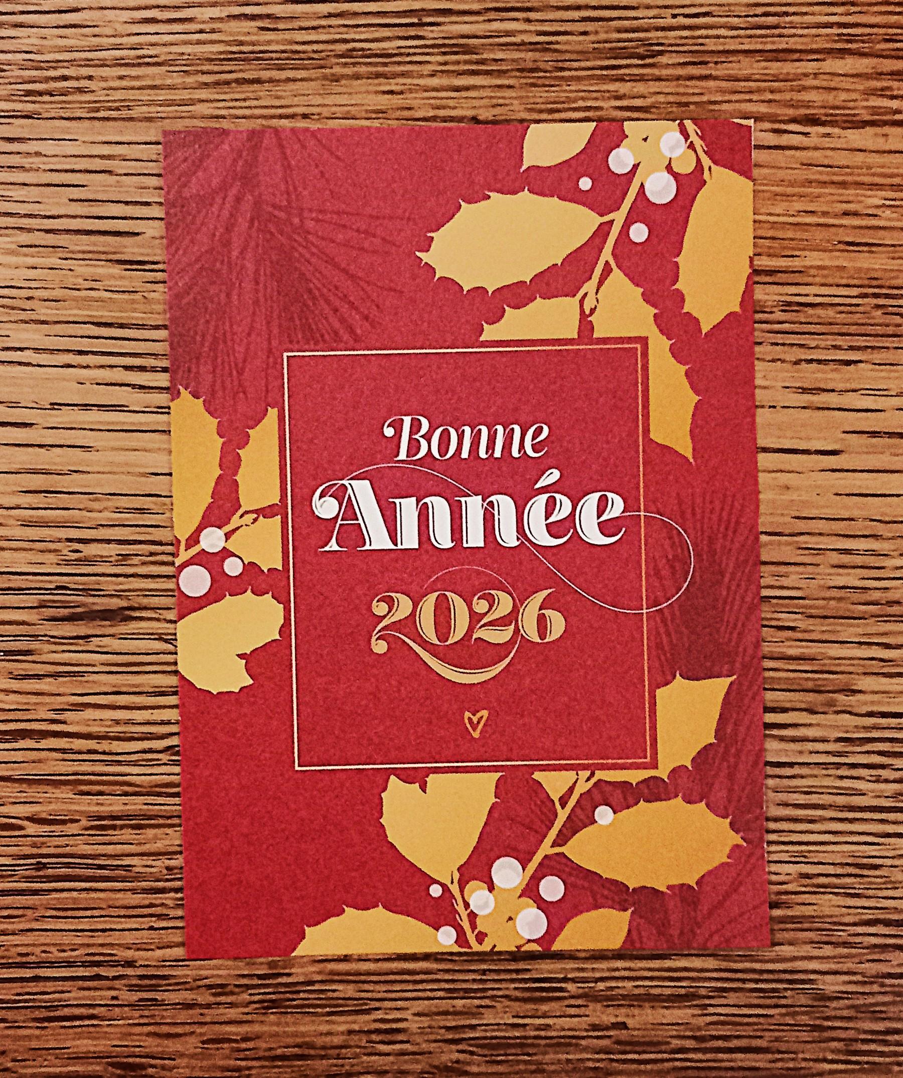 troc de troc carte "bonne année 2026". image 0
