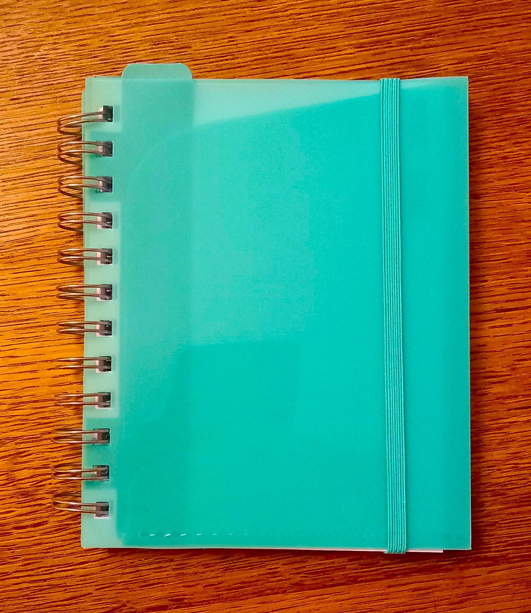 troc de troc agenda 2025-2026 bleu turquoise. image 1