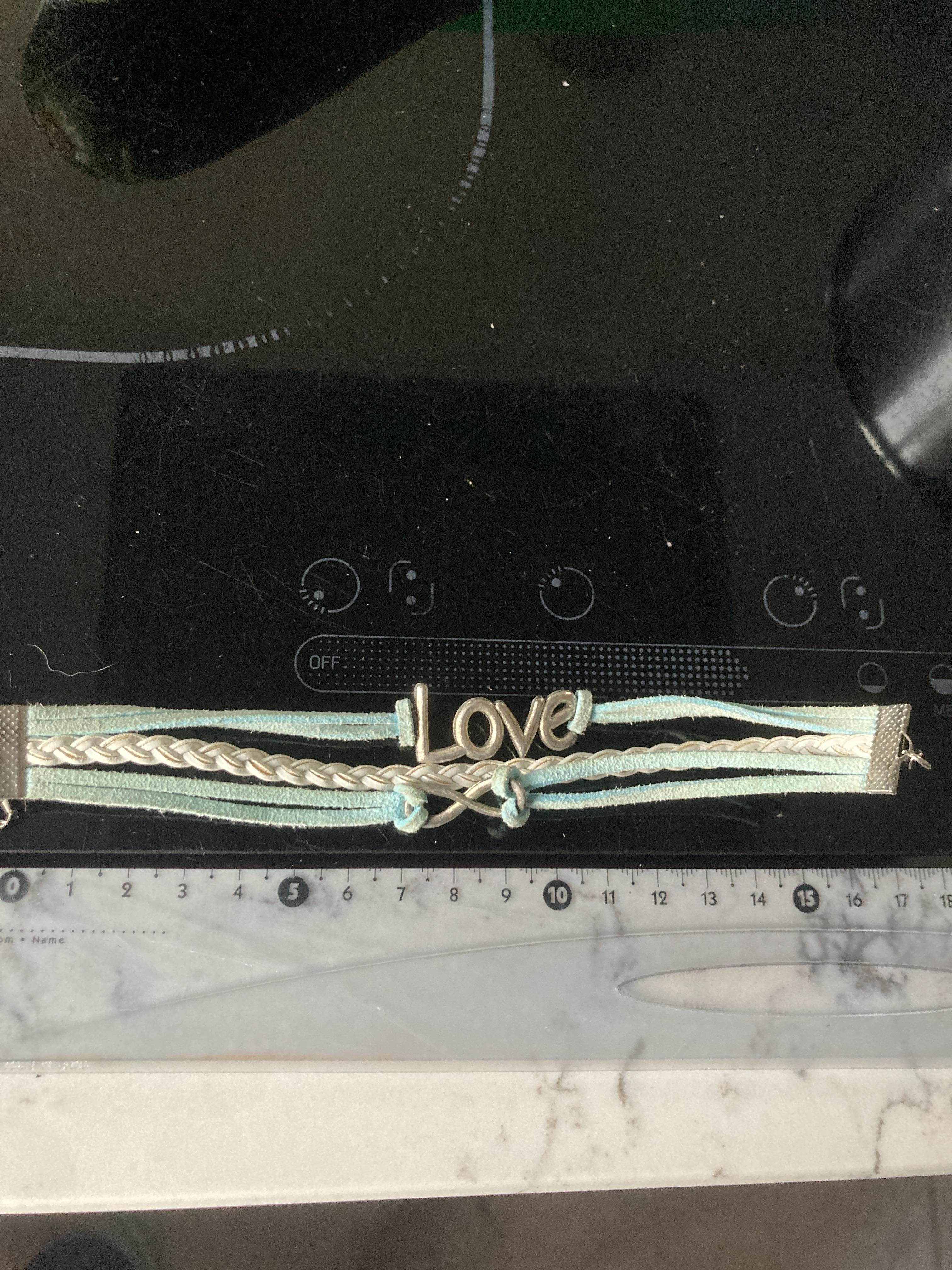 troc de troc bracelet en cuir petit poignet 3 lanières image 0