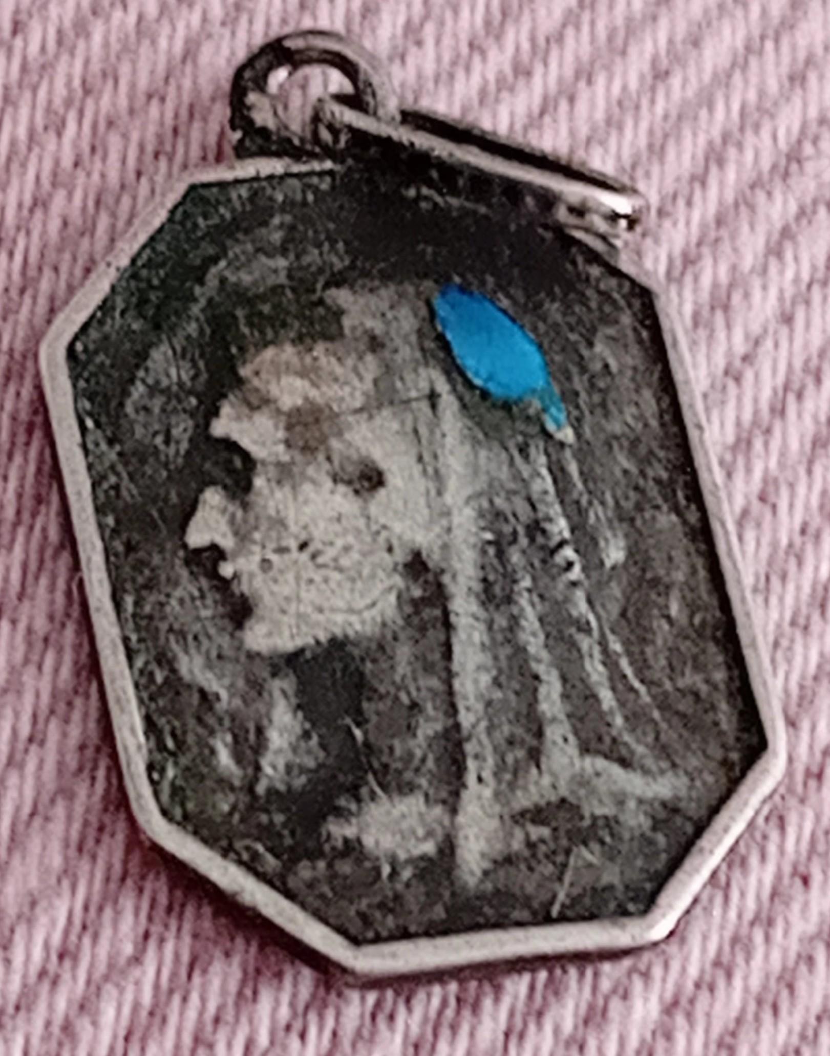 troc de troc une médaille pendentif religieuses " sainte marie " image 1