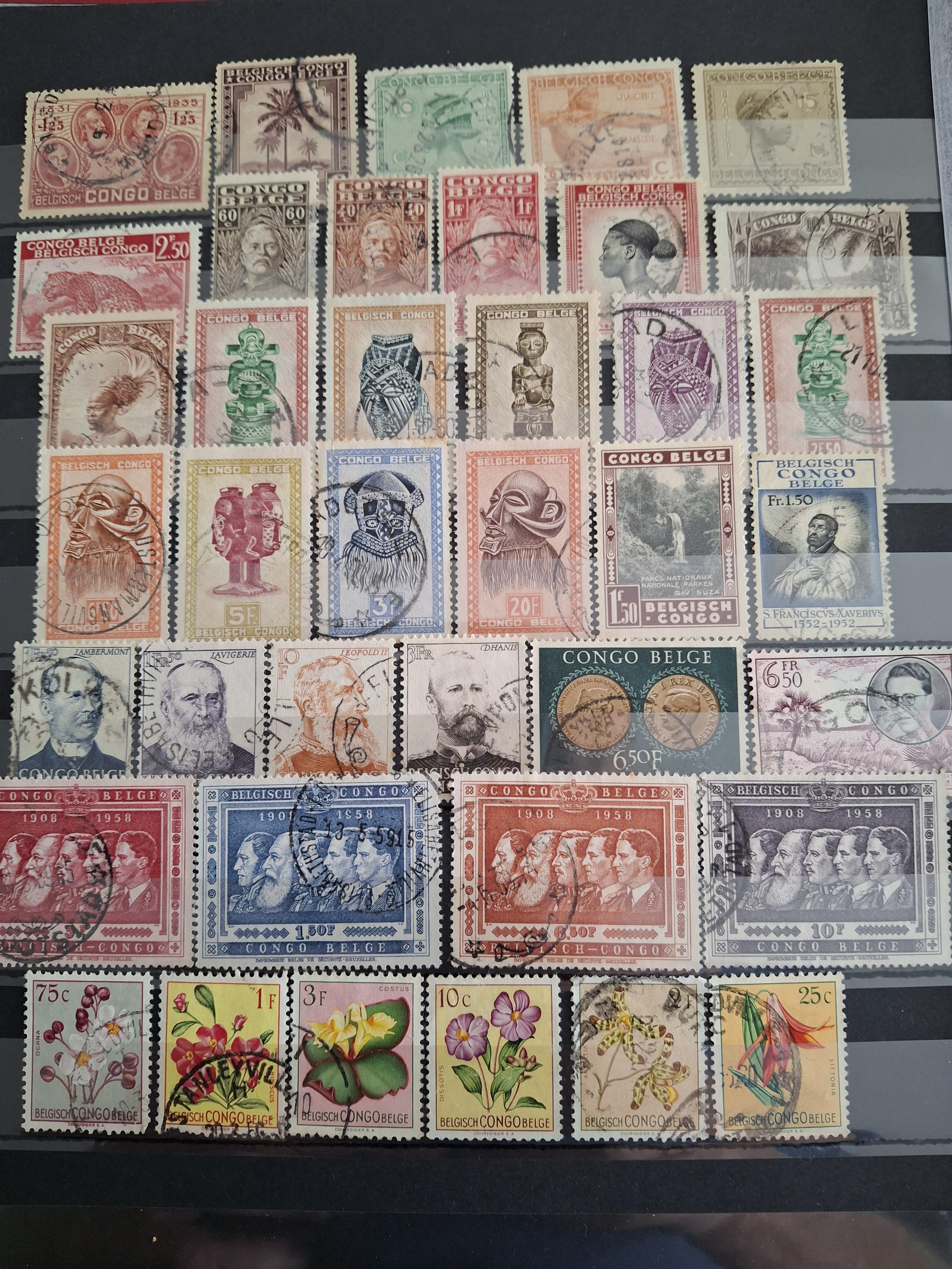 troc de troc echange timbres du congo belge contre flyers uniquement image 0