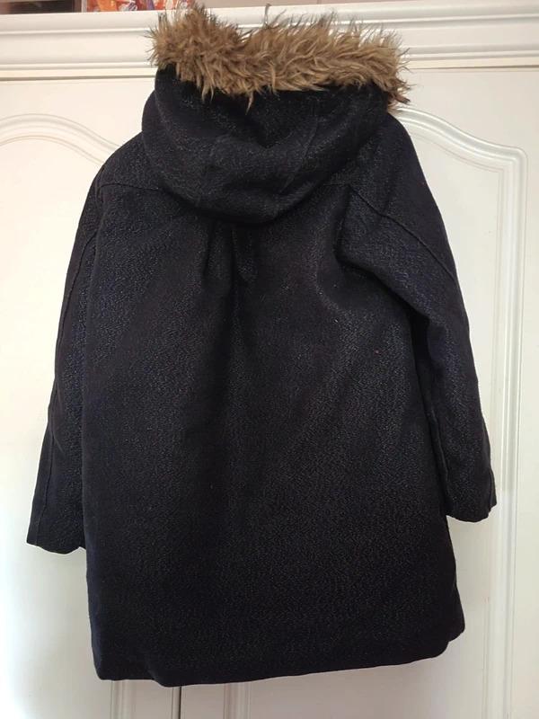 troc de troc manteau noir pailleté gemo 10ans image 1
