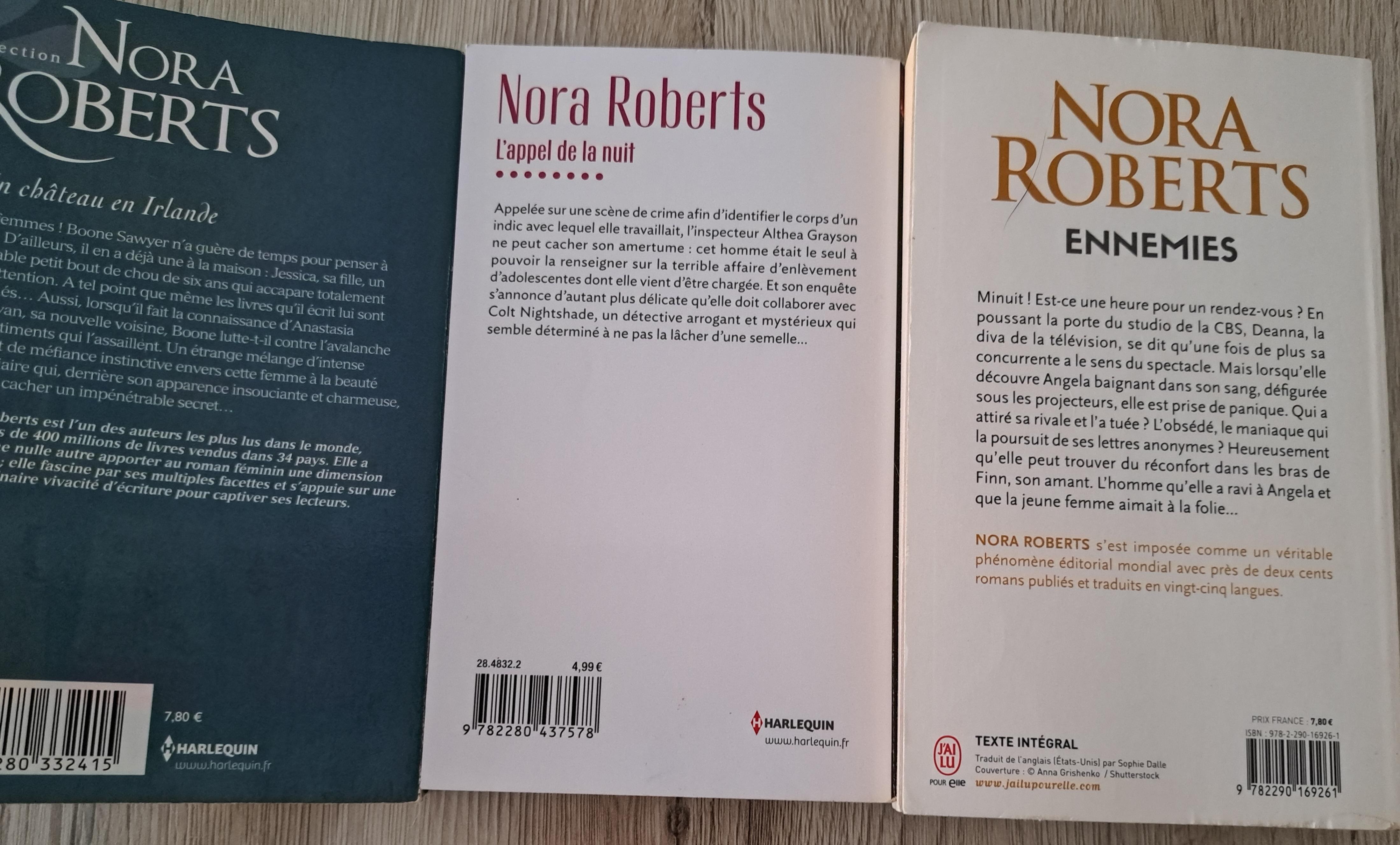 troc de troc lot 3 livres nora roberts image 1