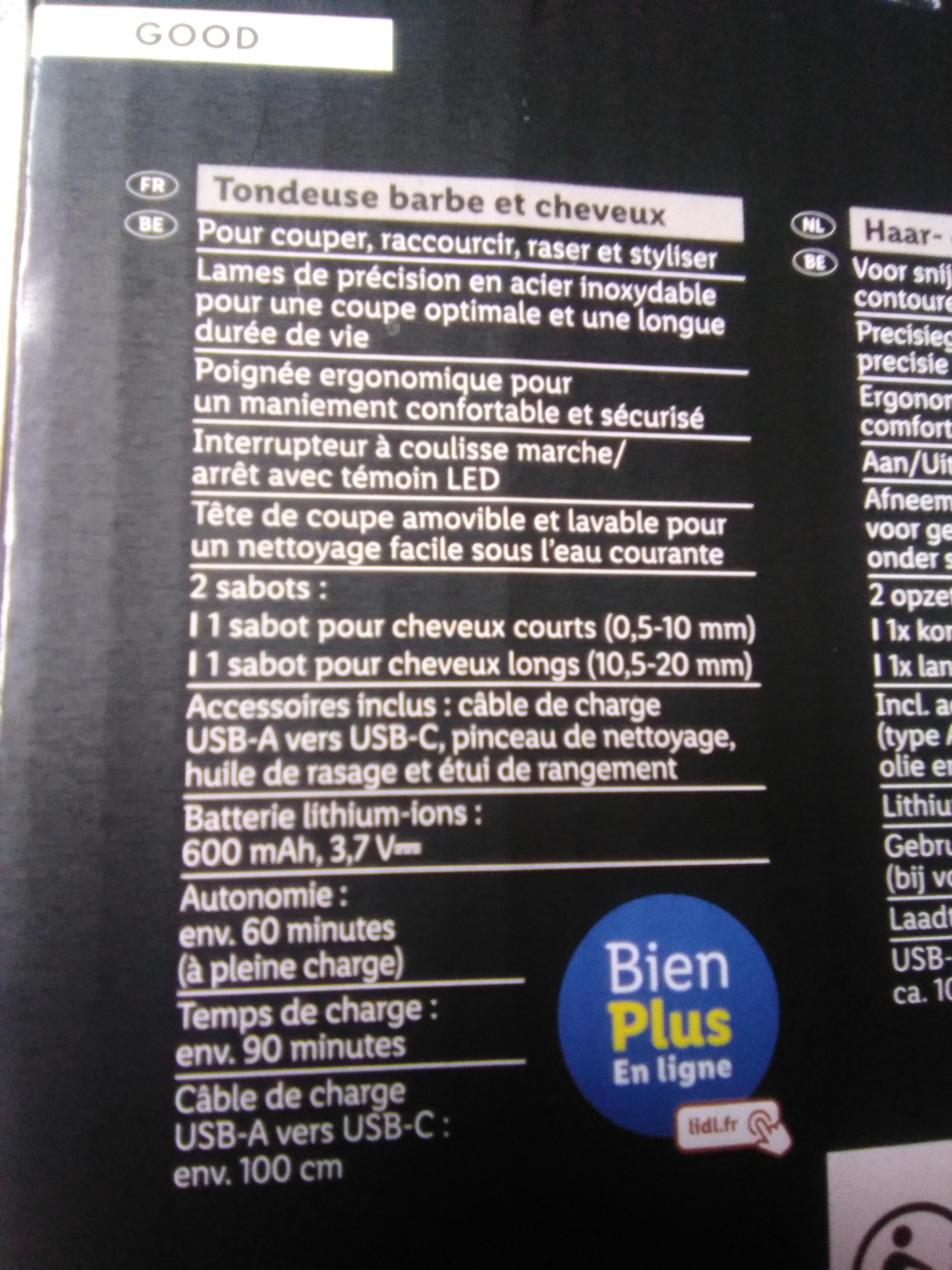 troc de troc tondeuse barbe et cheveux, très bon état image 1
