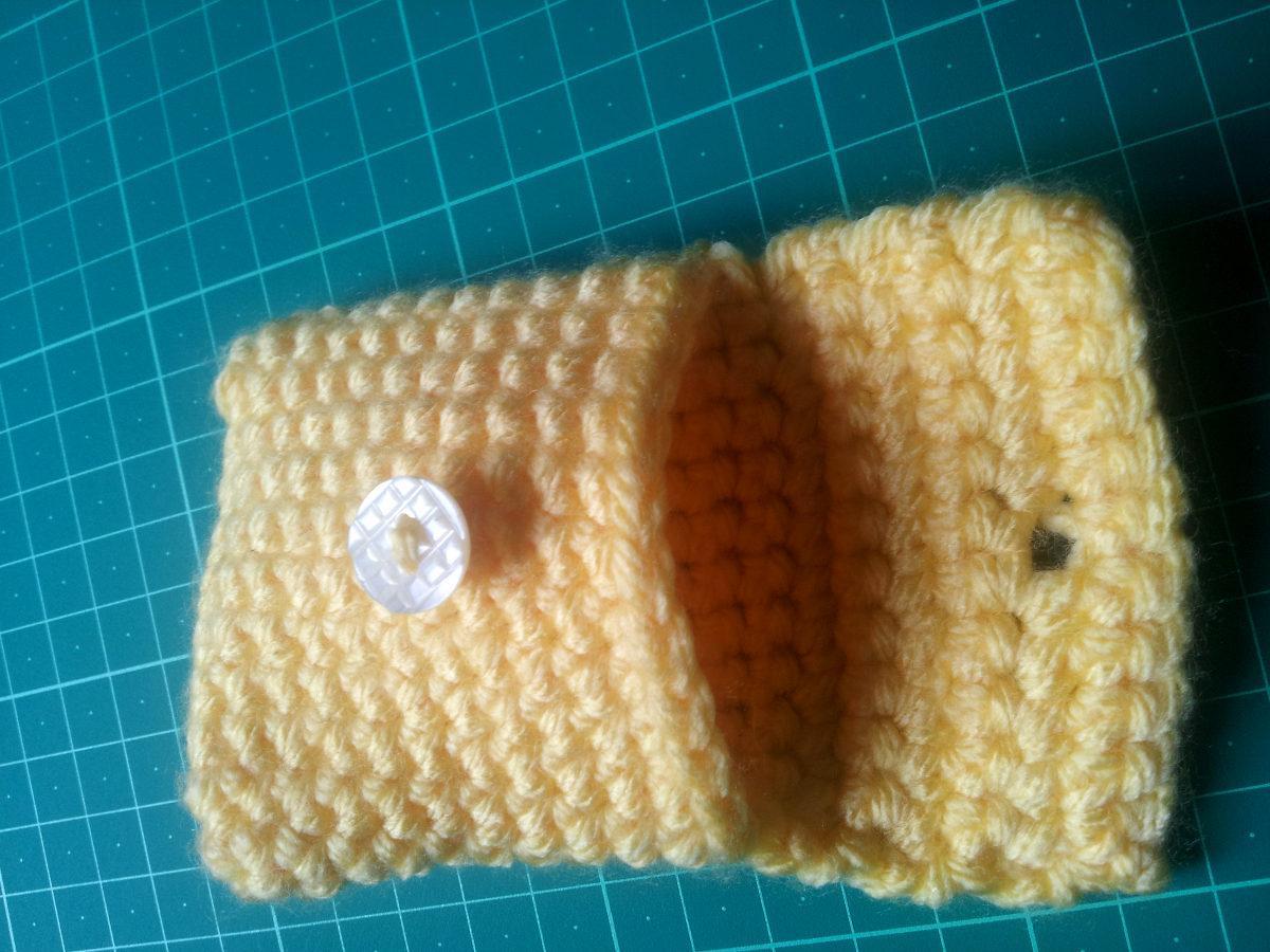 troc de troc porte-monnaie ou petite pochette au crochet fait main image 2
