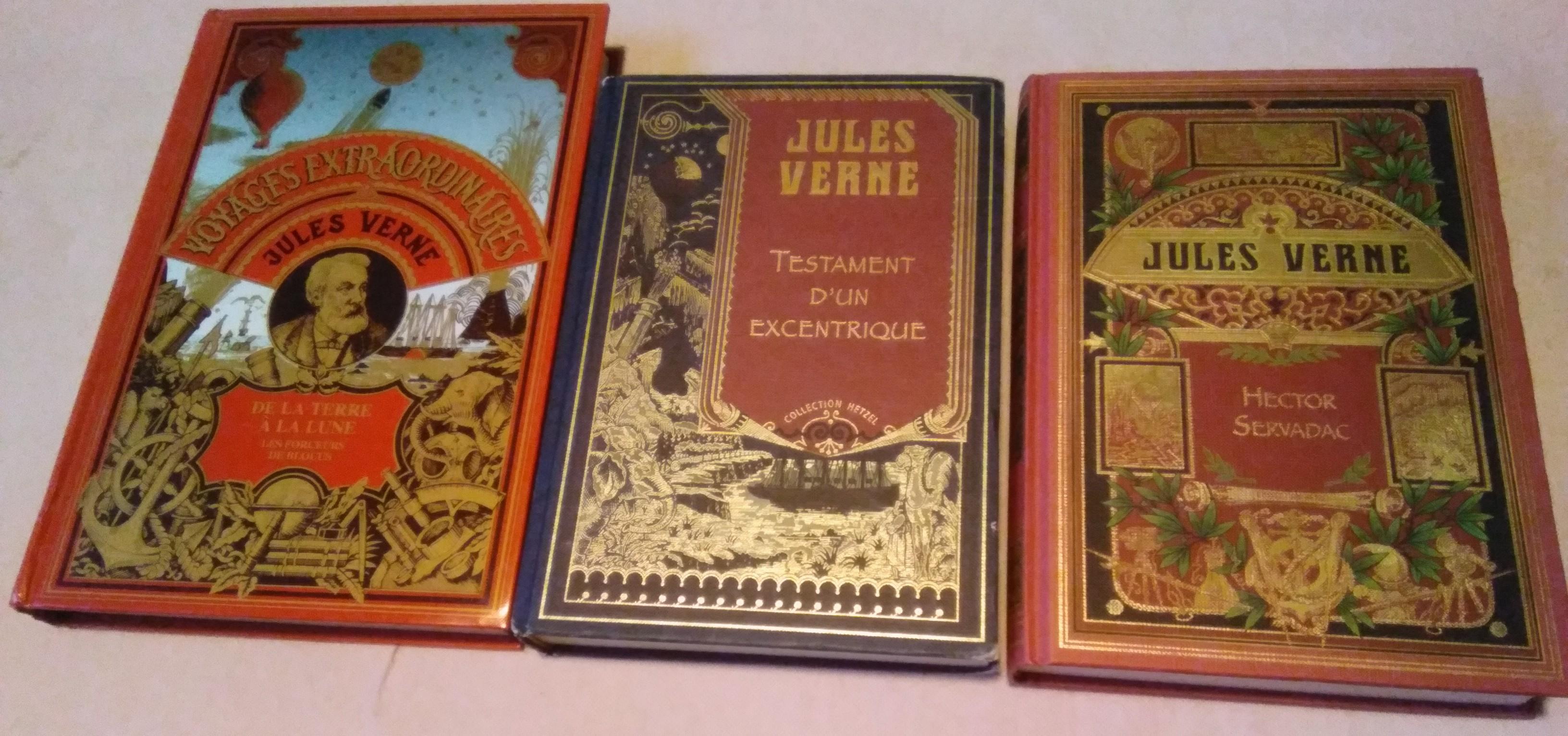 troc de troc lot 3 livrs, jules verne, très bon état image 0