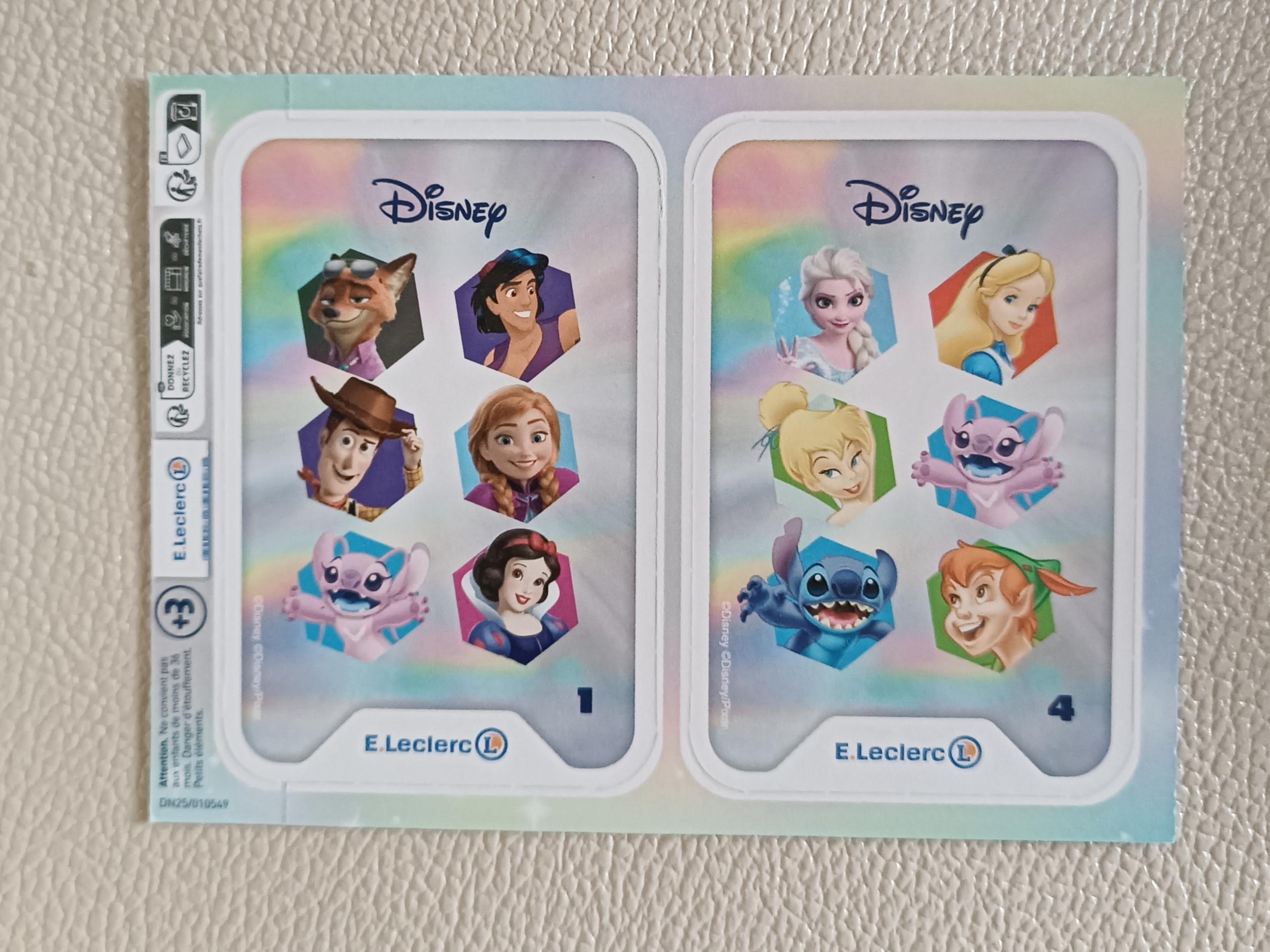 troc de troc réservées, cartes disney image 1
