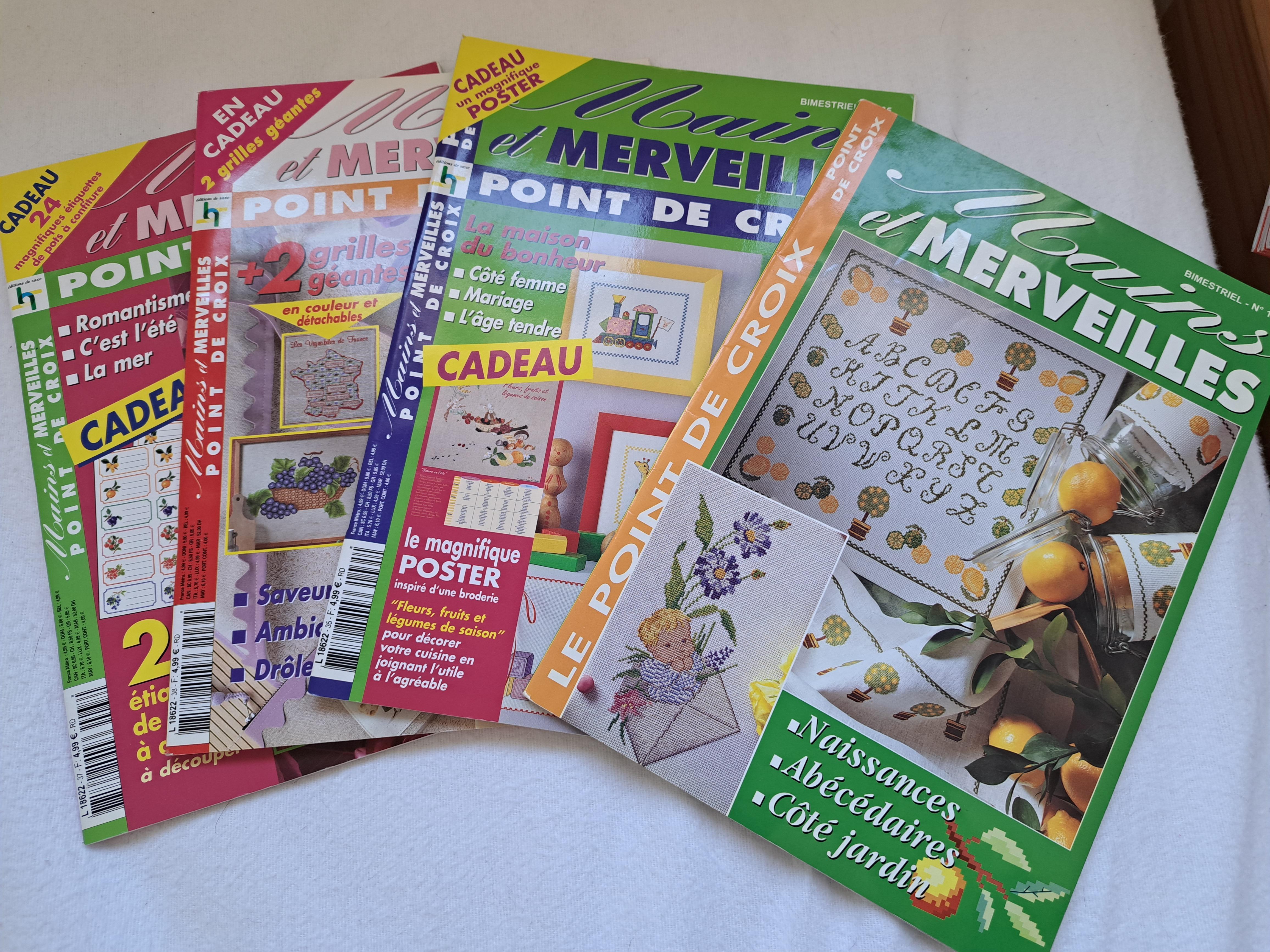 troc de troc lot 4 magazines "mains et merveilles" image 0