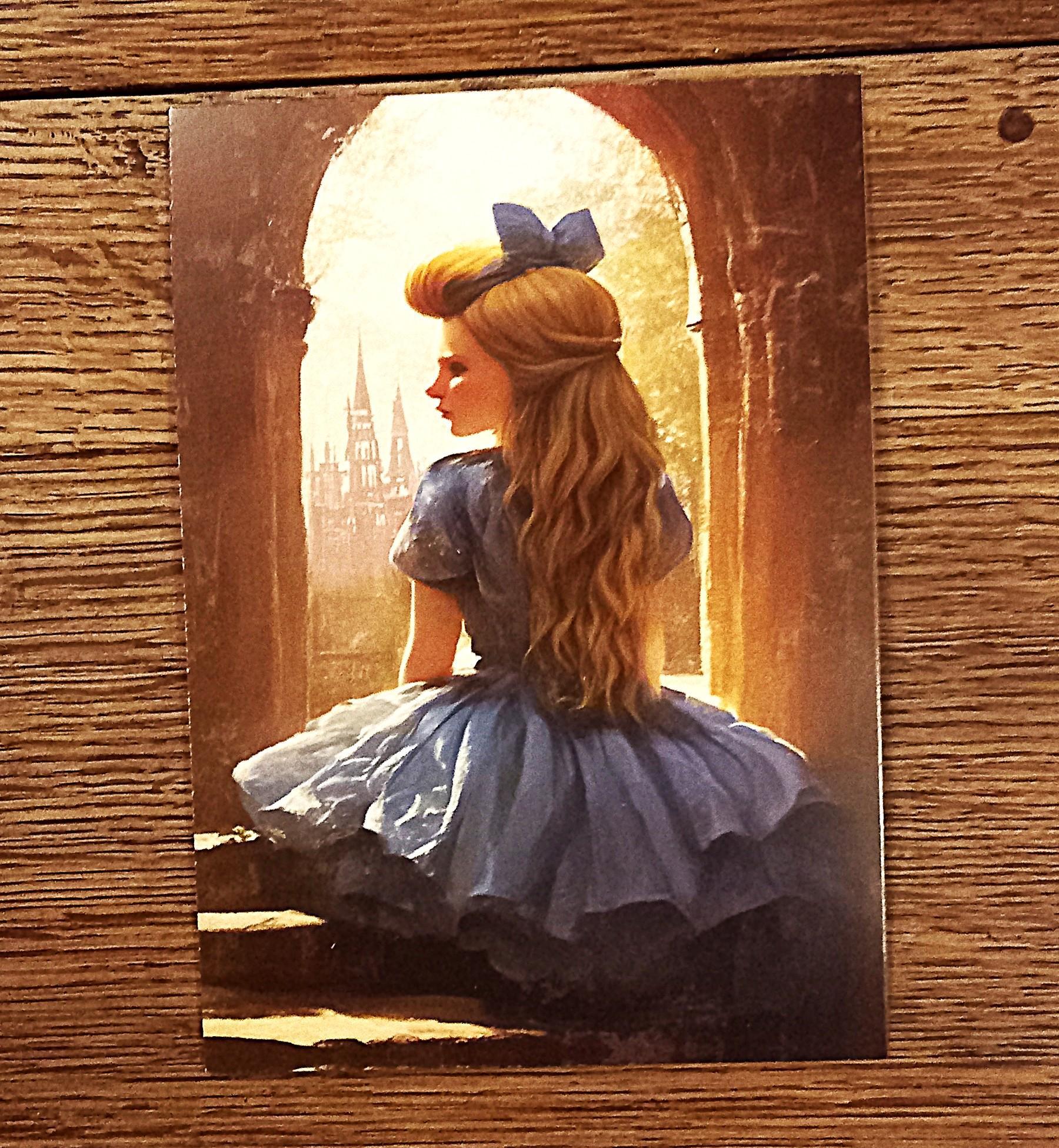 troc de troc carte postale "alice au pays des merveilles". image 0