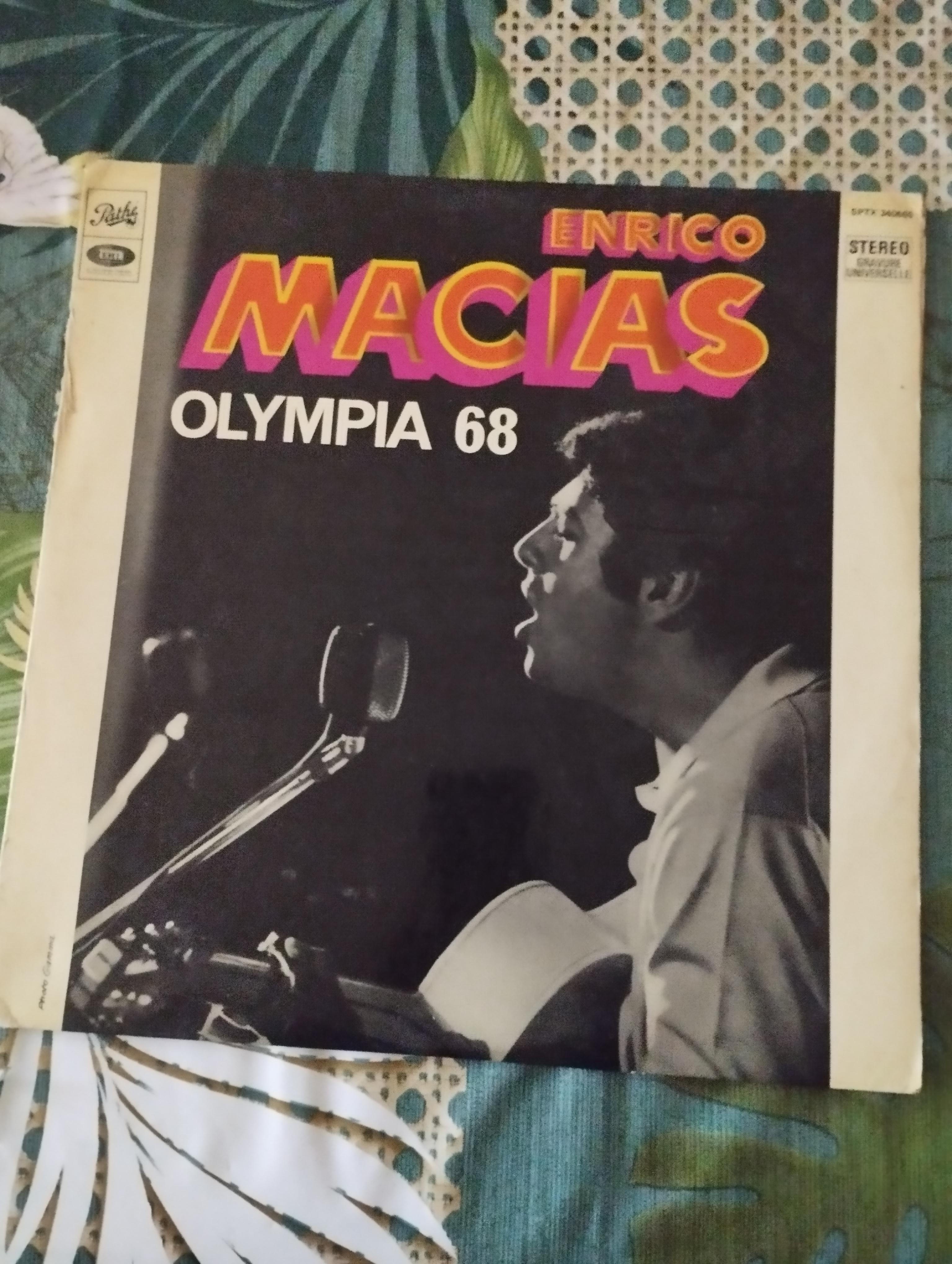 troc de troc disque vinyle 33t enrico macias - olympia 68 image 0