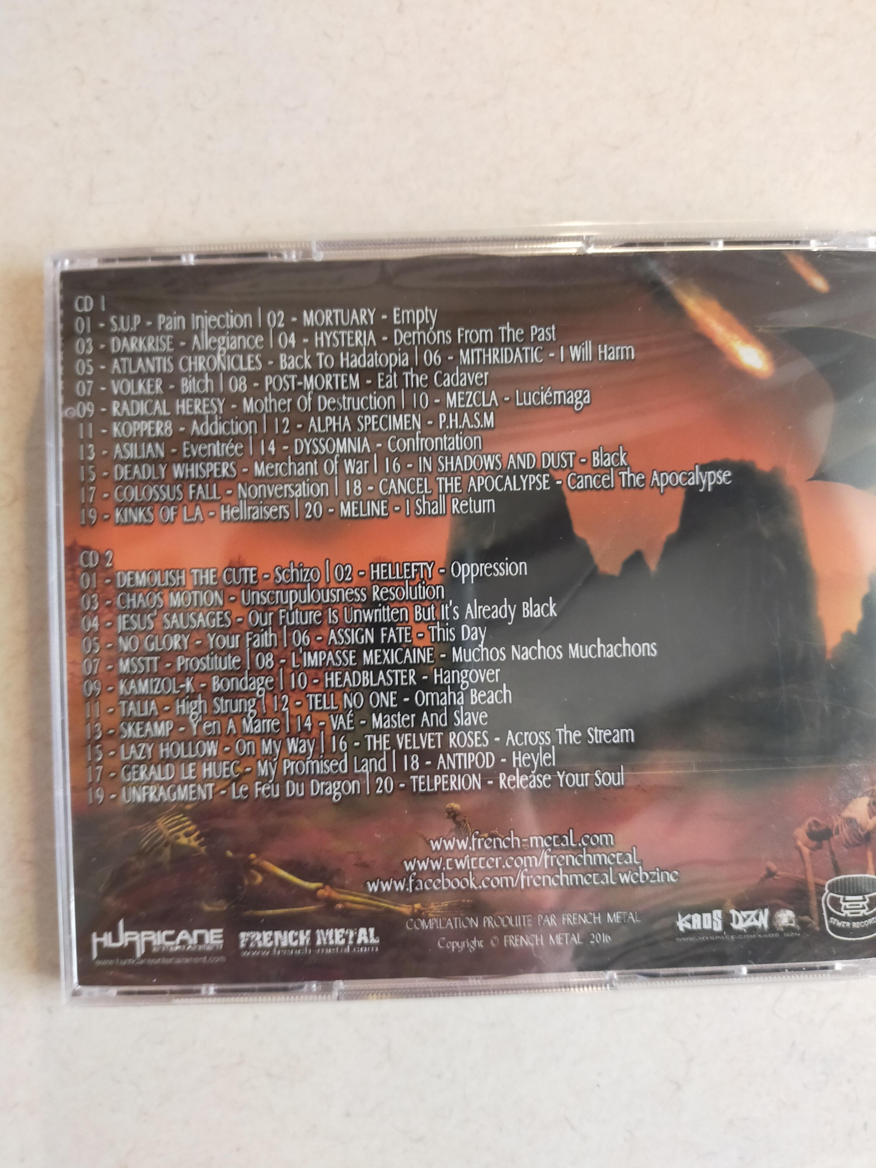 troc de troc cd compilation french metal, la porte des damnés image 1