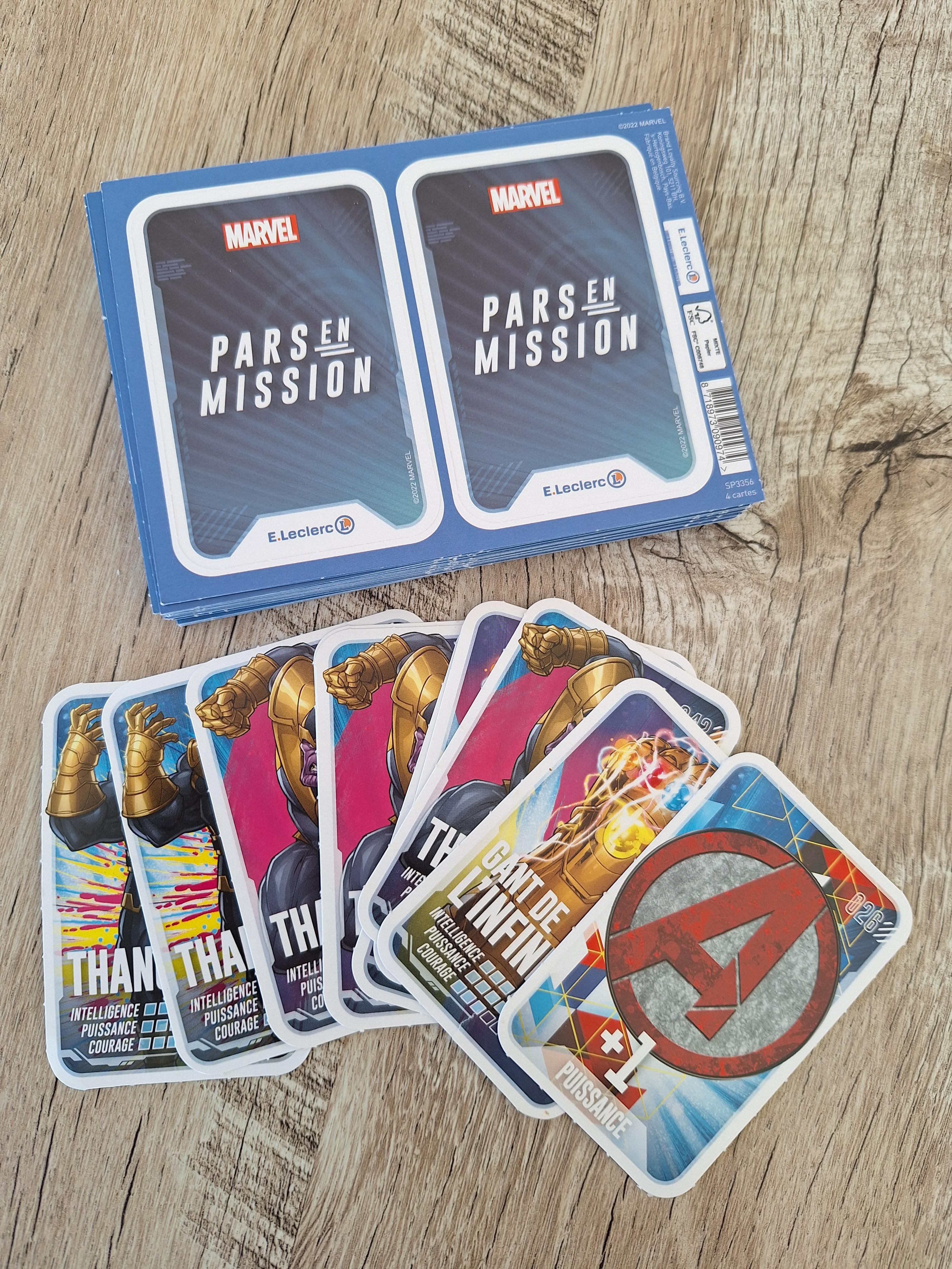 troc de troc reserve - lot cartes marvel - pars en mission image 0