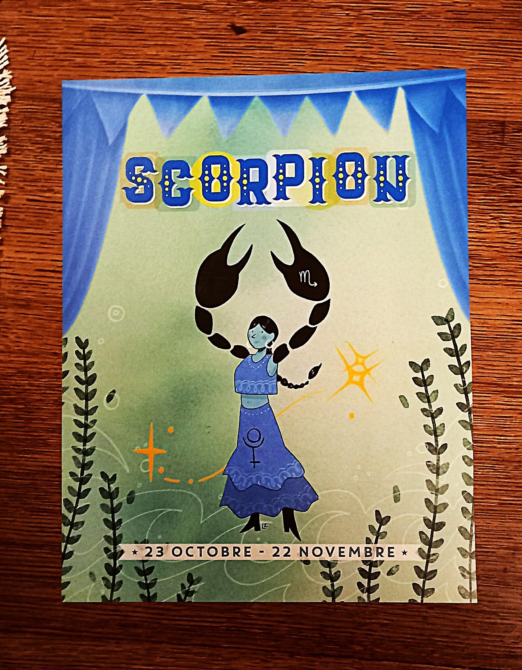 troc de troc affiche astro. "scorpion". image 0