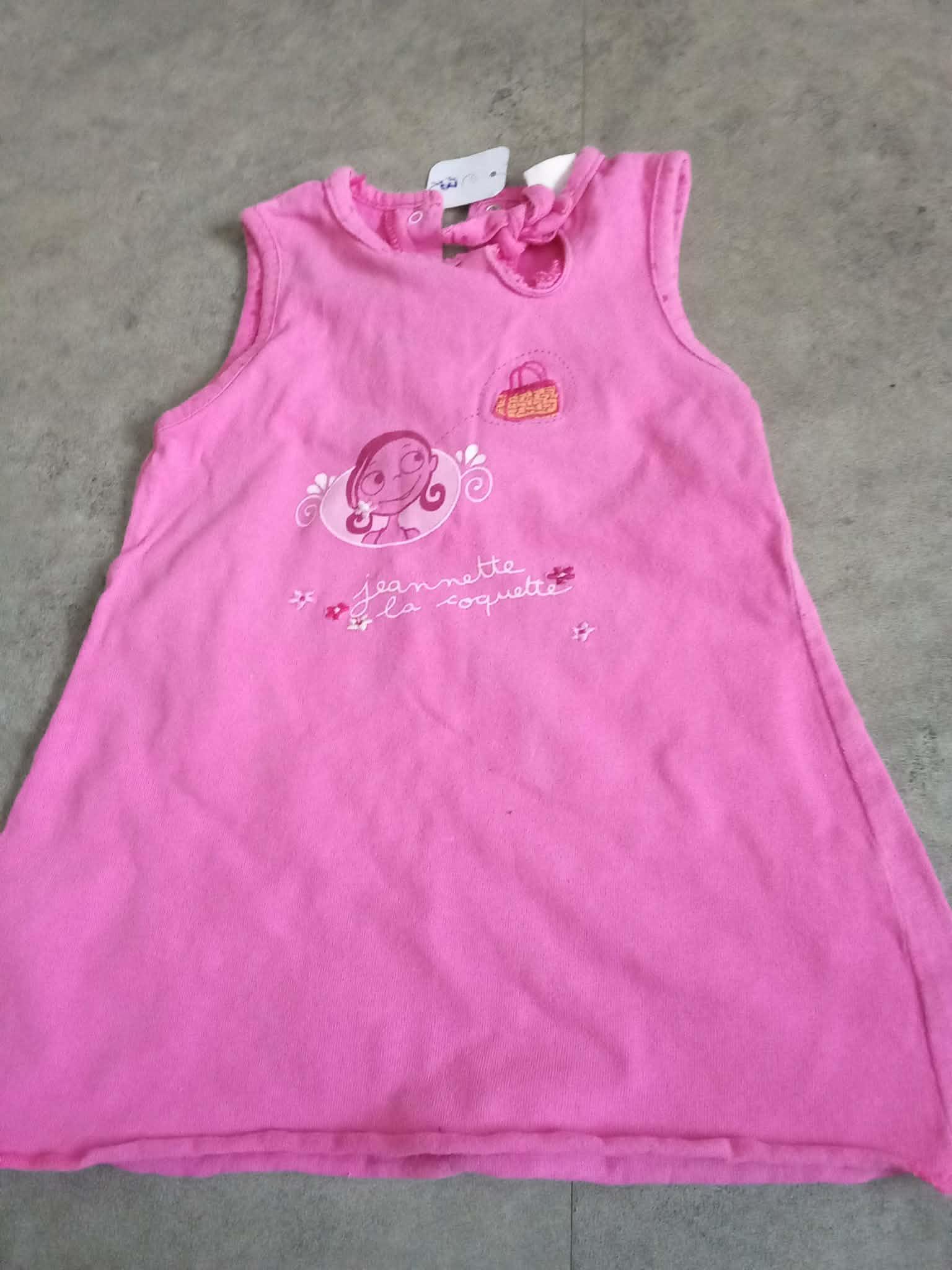 troc de troc robe rose 1 an dessin jeanette la coquette image 0