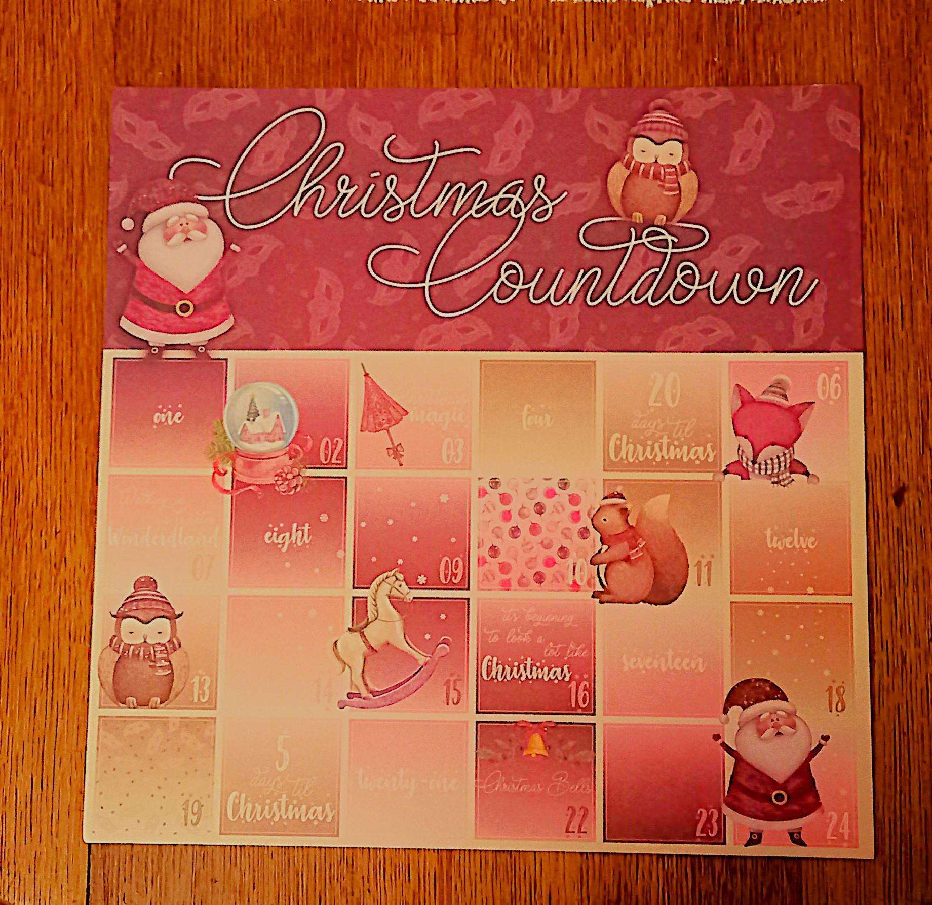 troc de troc papier créatif "christmas countdown". image 0