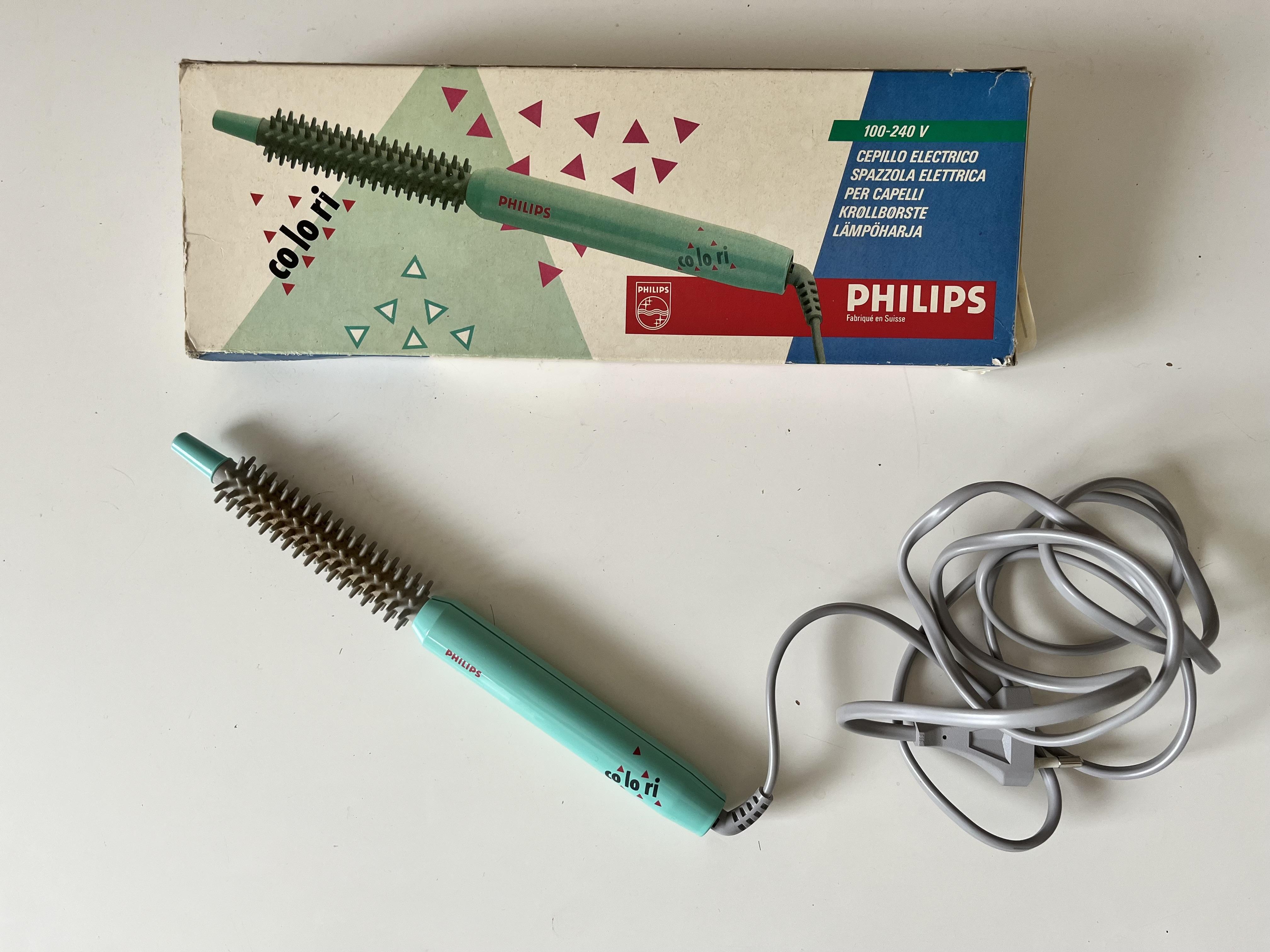 troc de troc brosse chauffante vintage philips ""colori" image 0