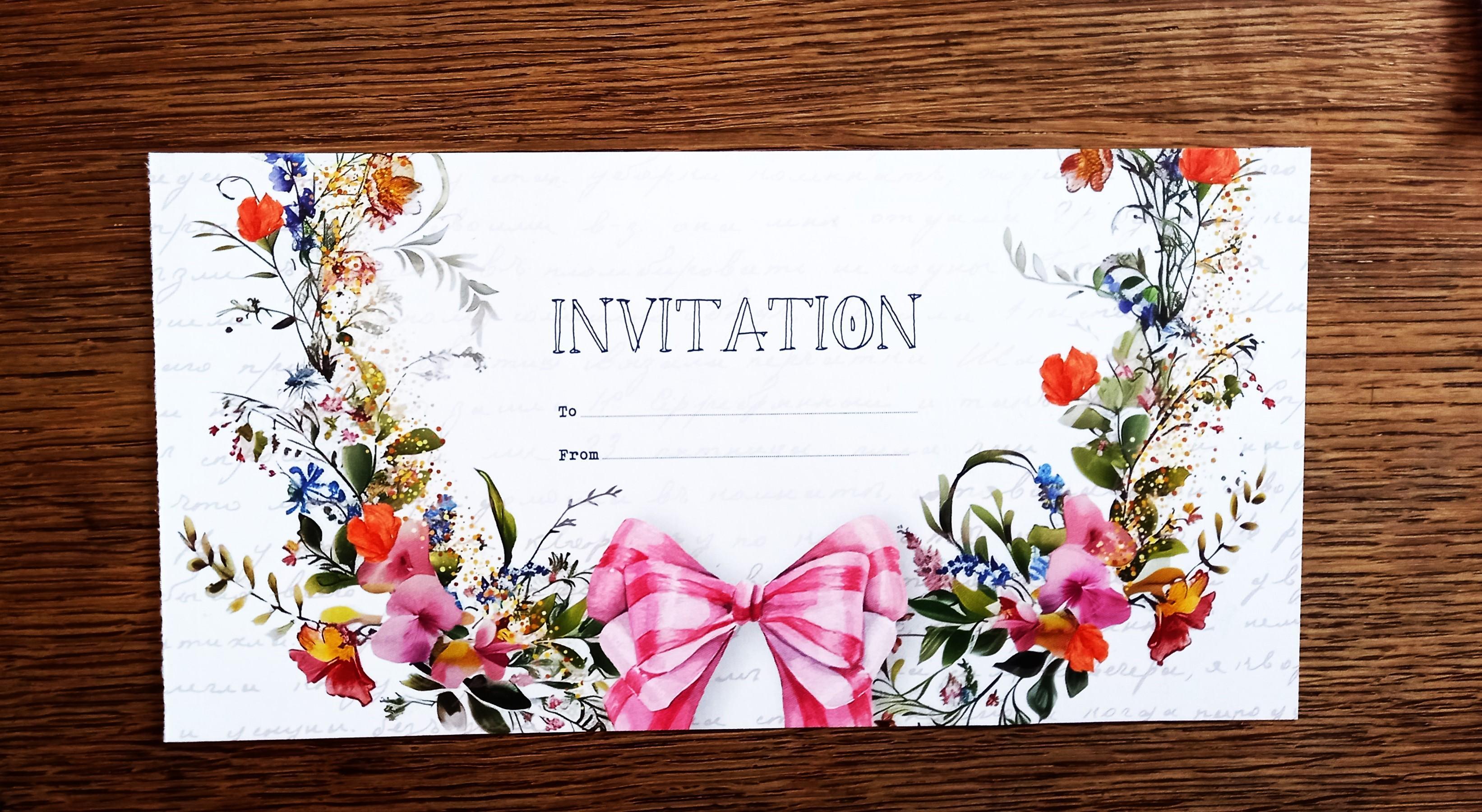 troc de troc carte postale d'invitation. image 0