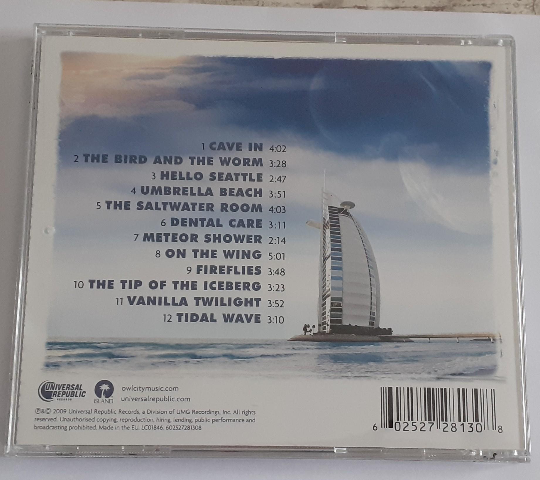 troc de troc cd owl city ocean eyes 2009 très bon état image 2
