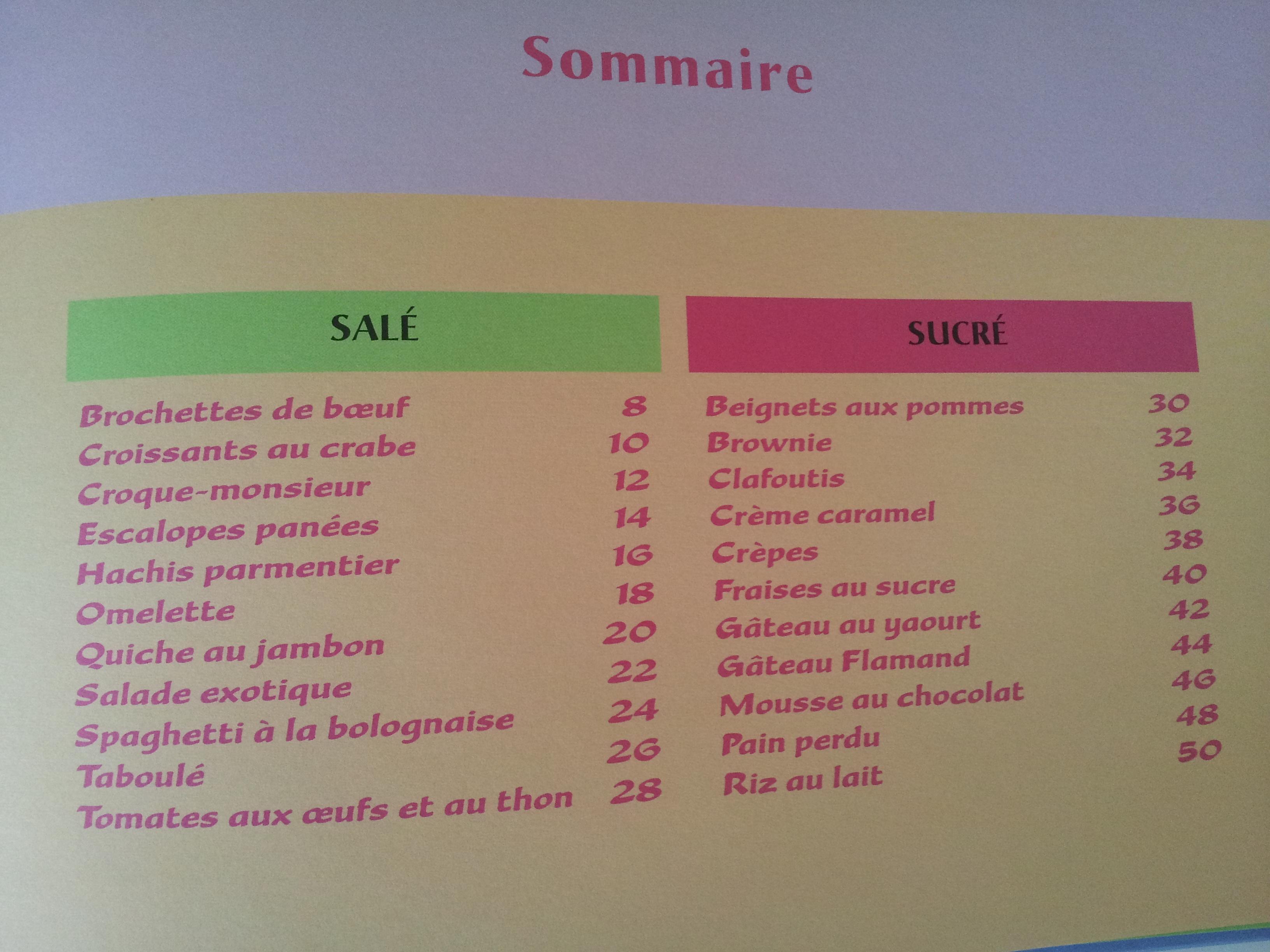 troc de troc livre de cuisine pour enfant image 1