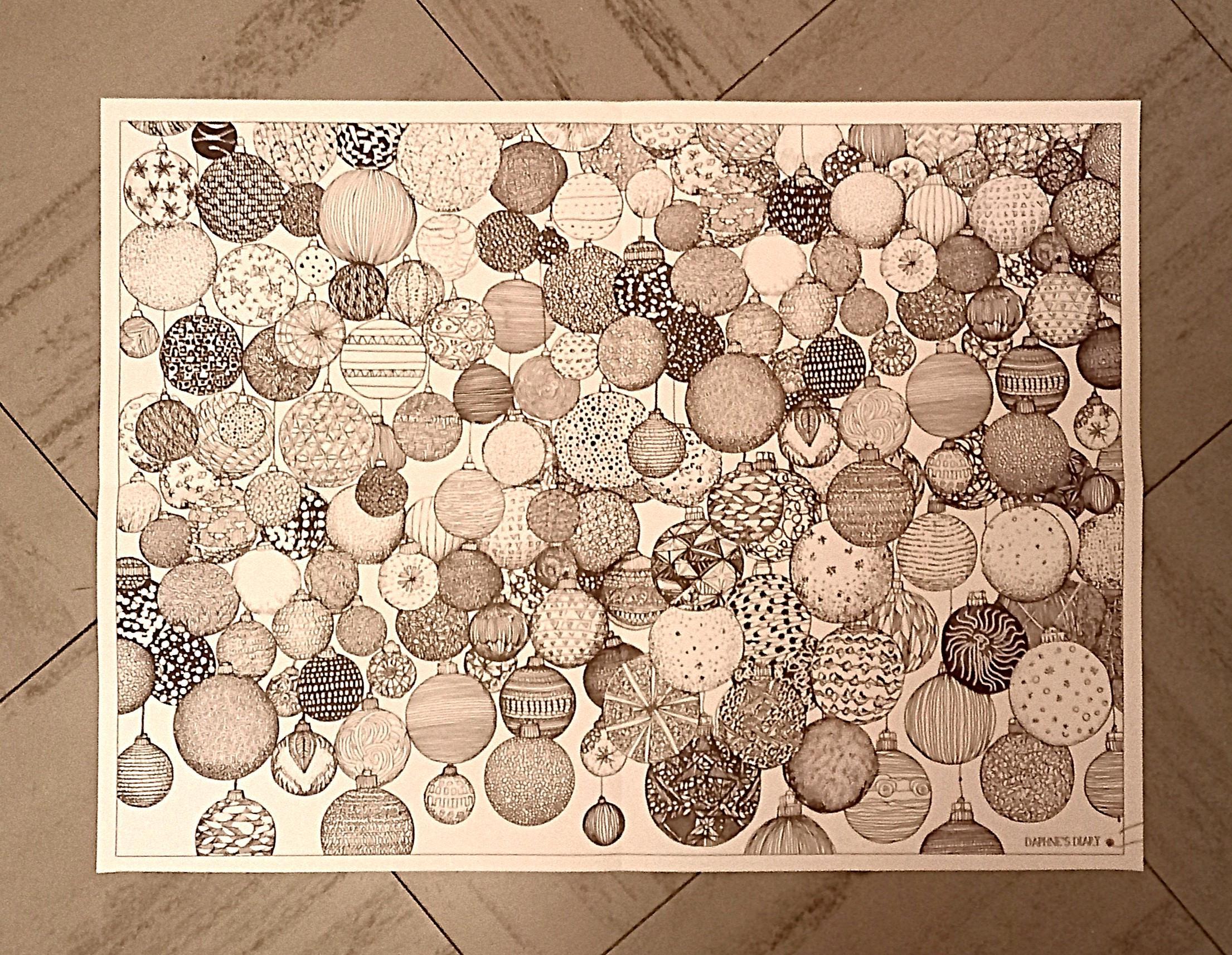 troc de troc poster "boules de noël". image 0