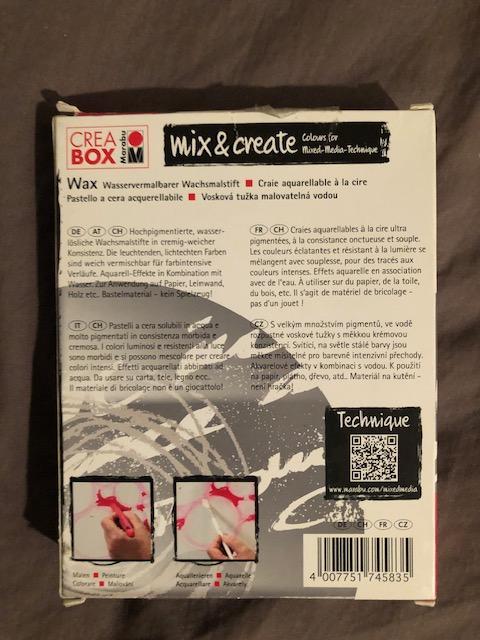 troc de troc pour sissi : boîte 6 craies aquarellables creabox image 1