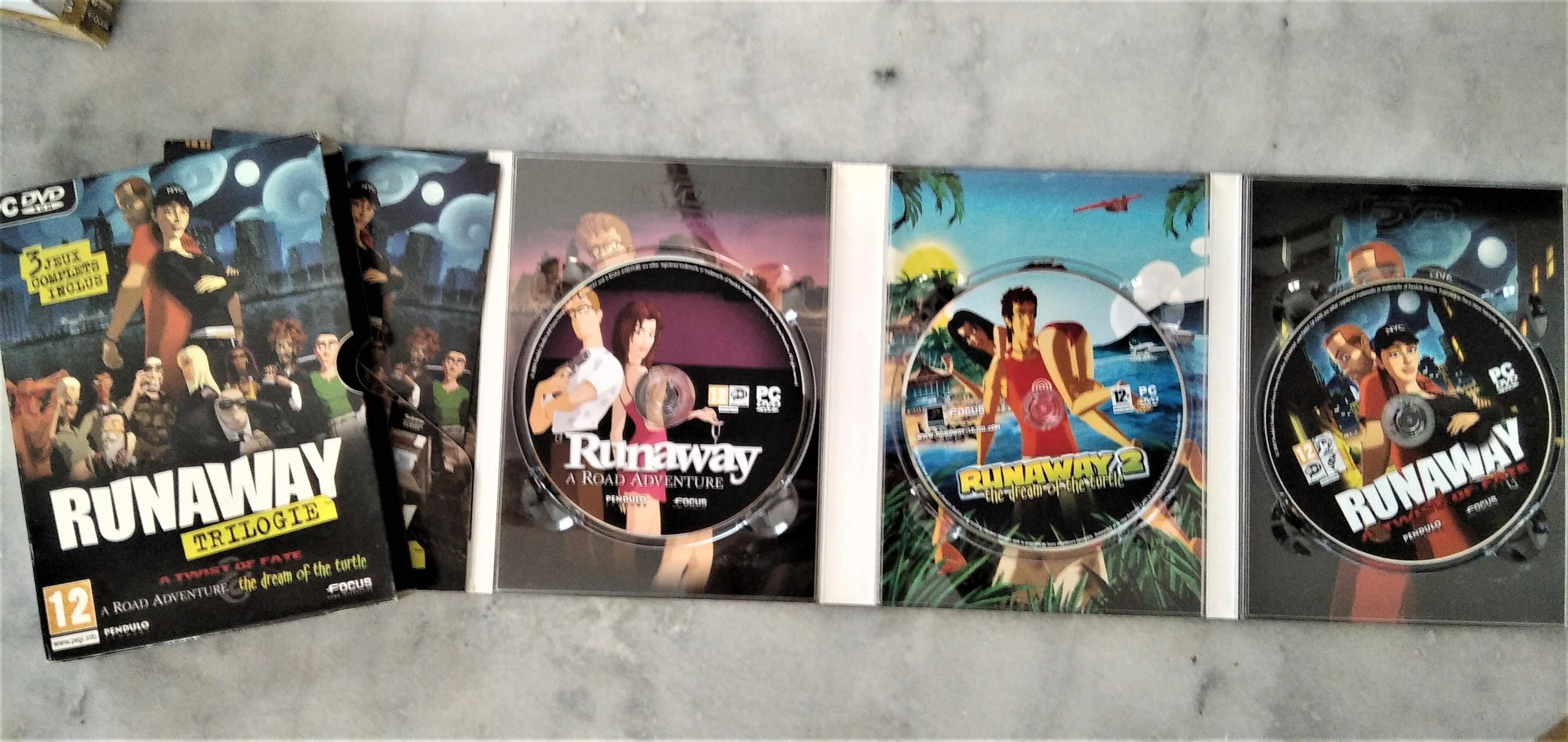 troc de troc coffret collector jeux pc trilogie runaway image 0