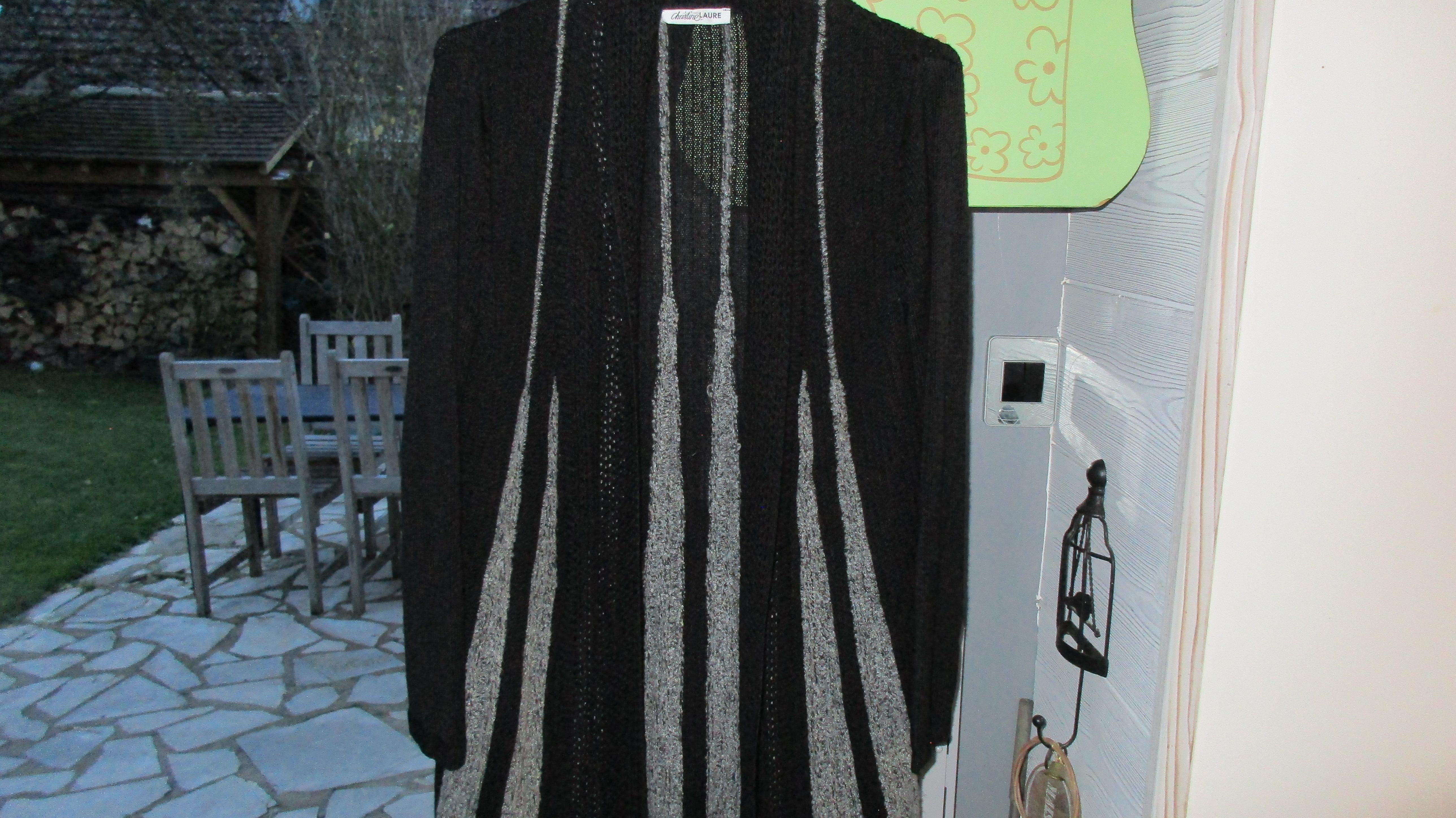 troc de troc long gilet christine laure ttbé tm/l image 0