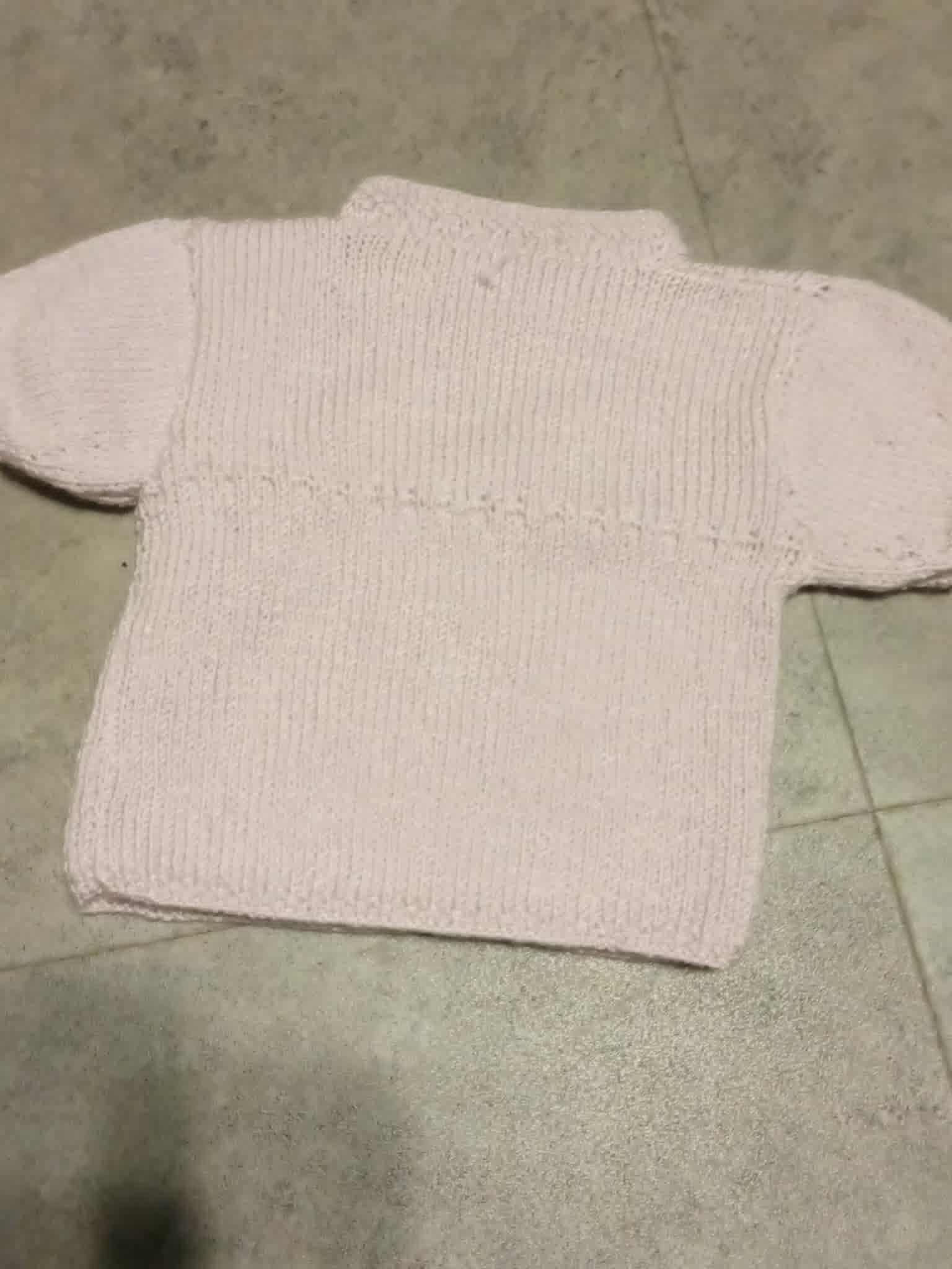 troc de troc pull    3/6 mois rose mauve image 0