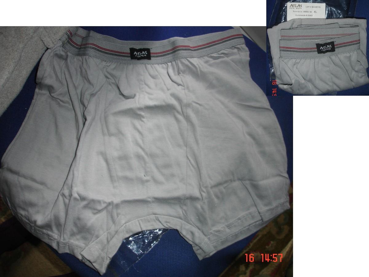 troc de troc neuf : atlas for men / short shortys homme xl gris image 0