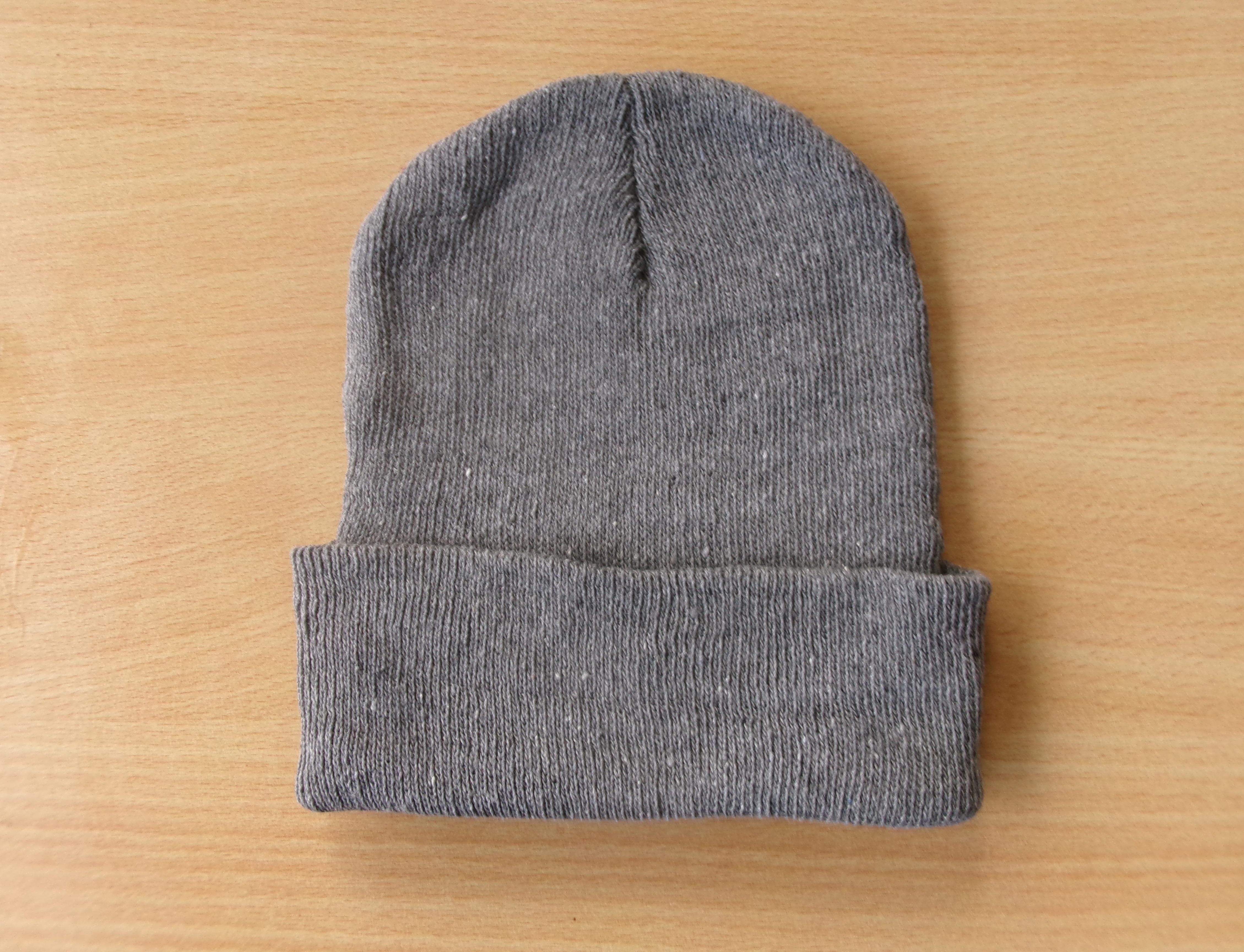 troc de troc bonnet tricoté d'hiver unisexe gris image 0