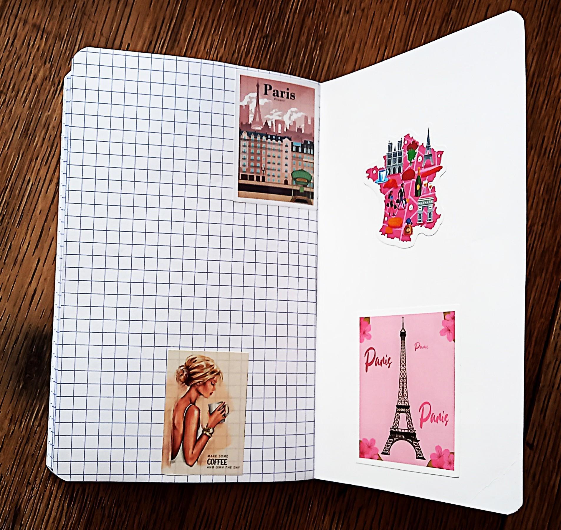 troc de troc carnet customisé "paris". image 2