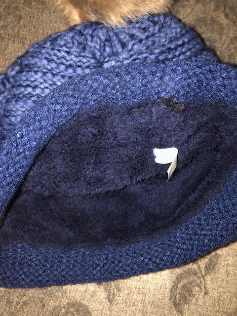 troc de troc (réservé) bonnet doublé intérieur fausse fourrure image 2