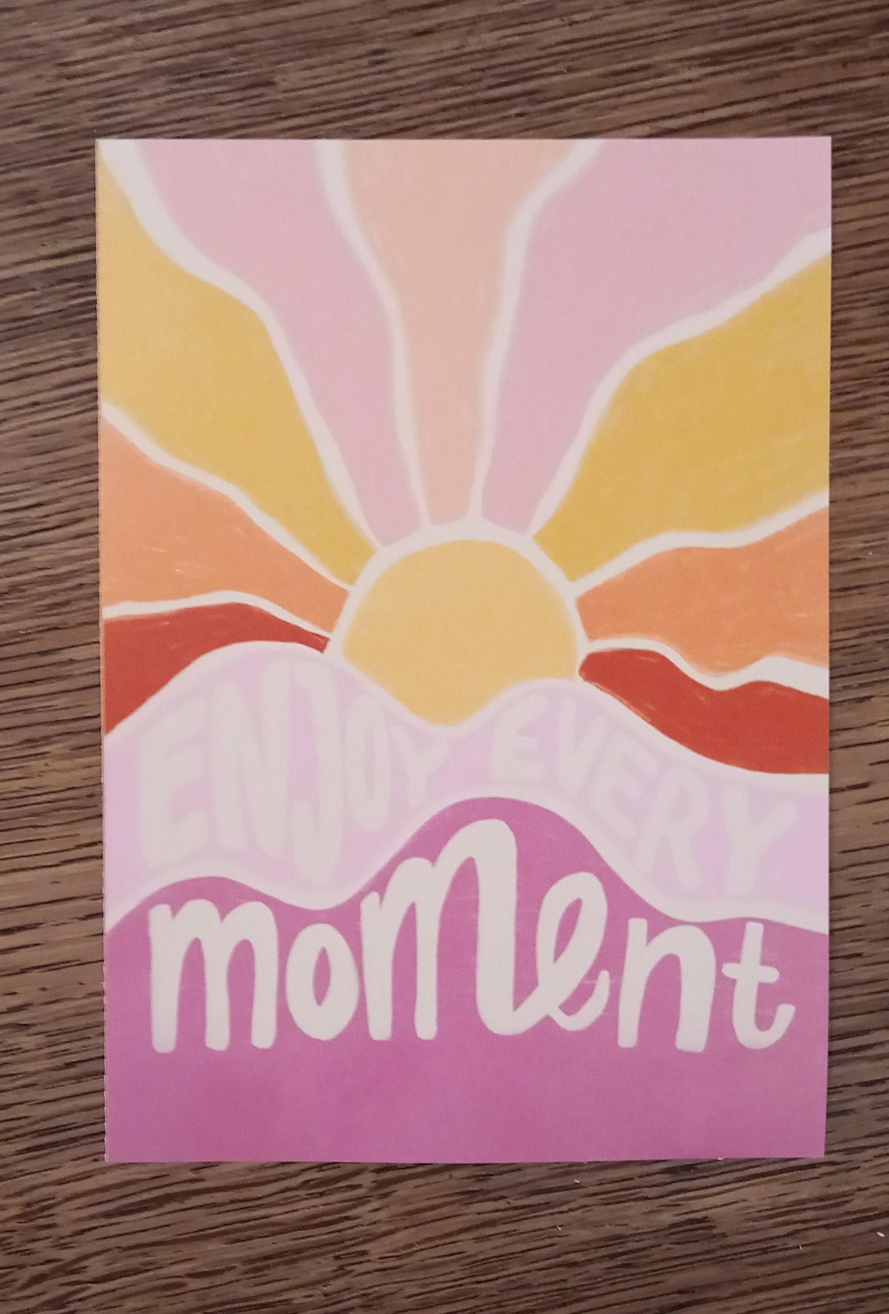 troc de troc carte postale "enjoy every moment". image 0