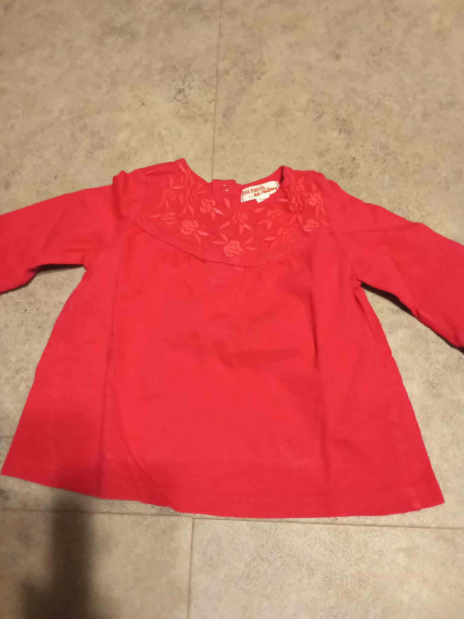 troc de troc haut rouge   9 mois du pareil au même image 1