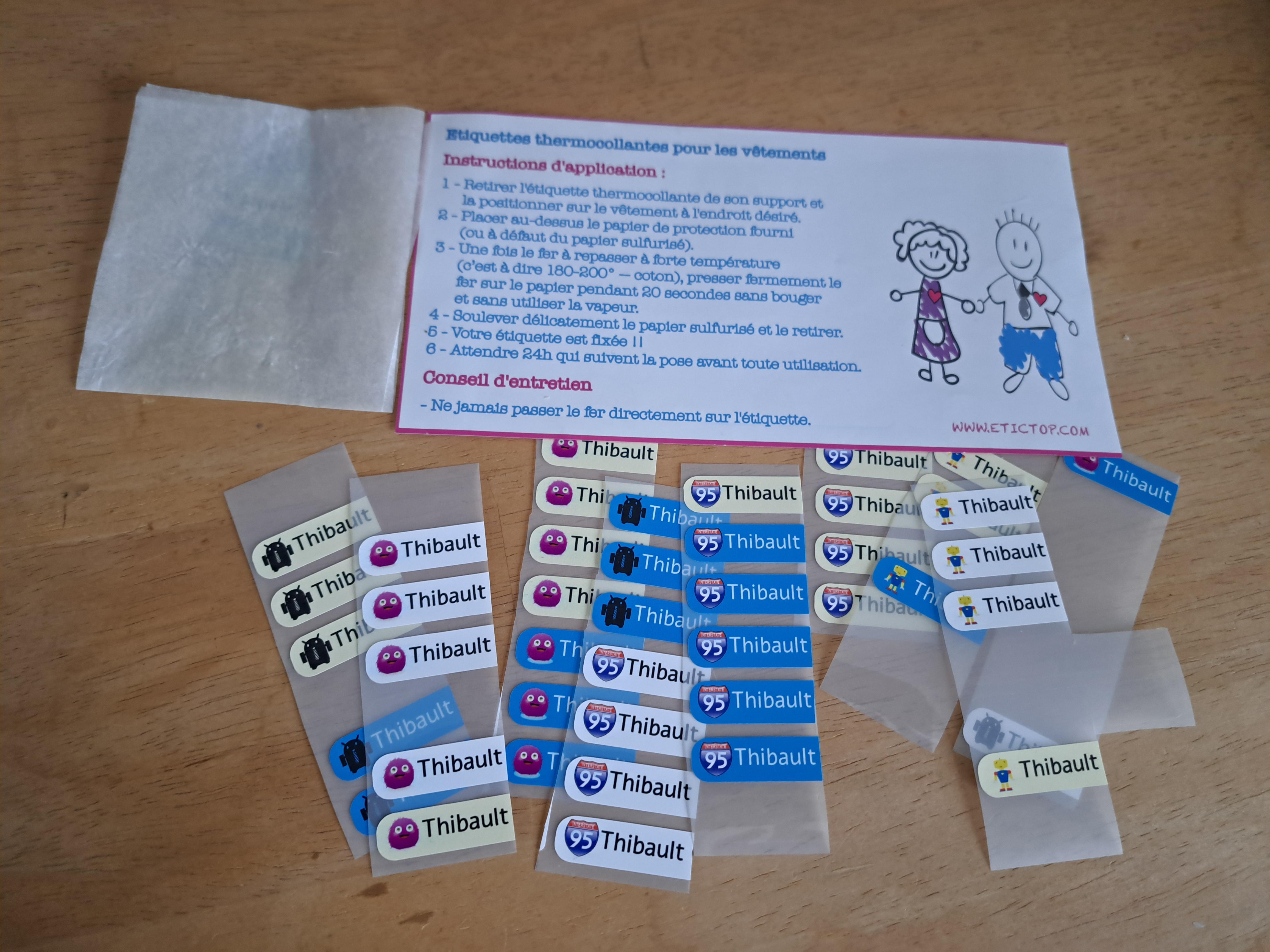 troc de troc Étiquettes thermocollantes image 0