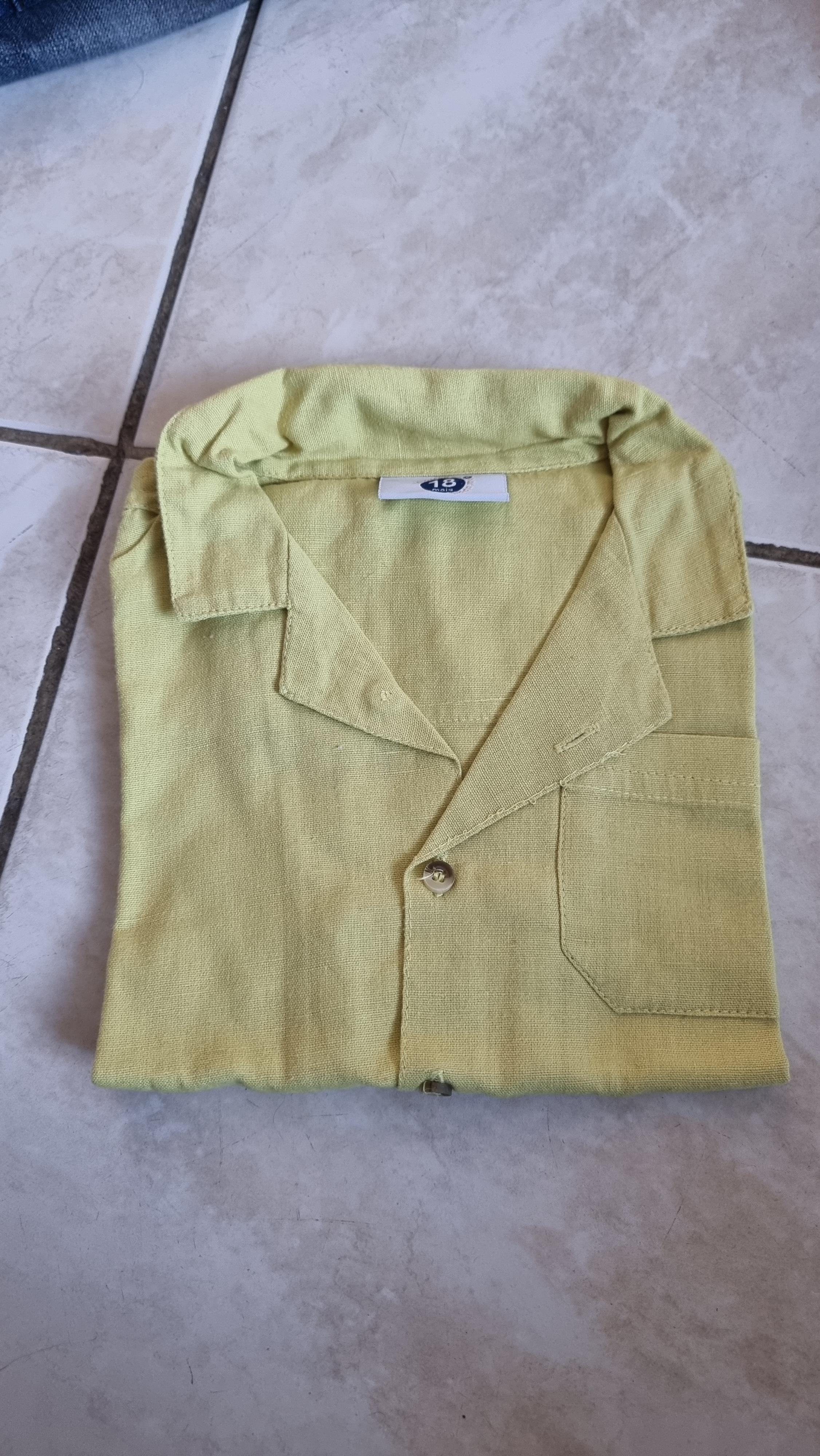 troc de troc chemisette verte 18 mois image 0
