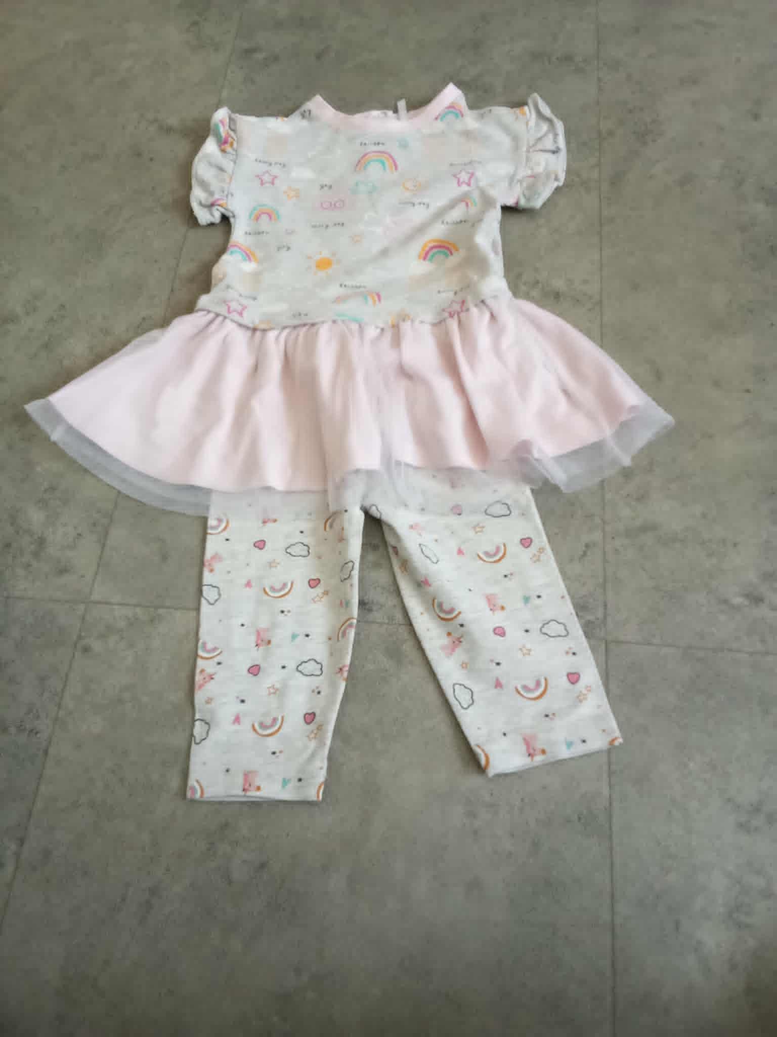 troc de troc robe rose avec calecon orchestra 9 mois image 0