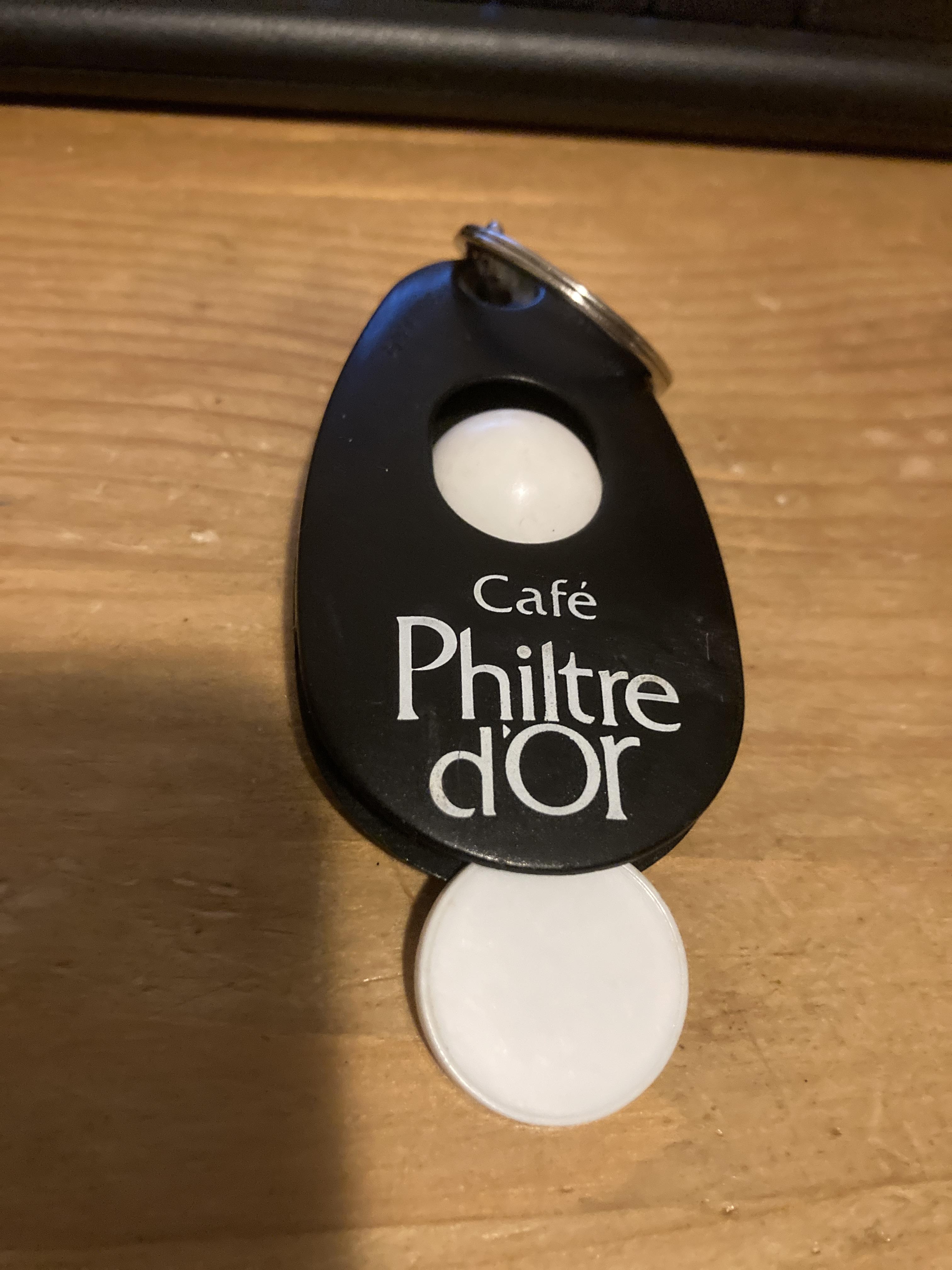 troc de troc réservé porte-clé jeton de caddie image 1