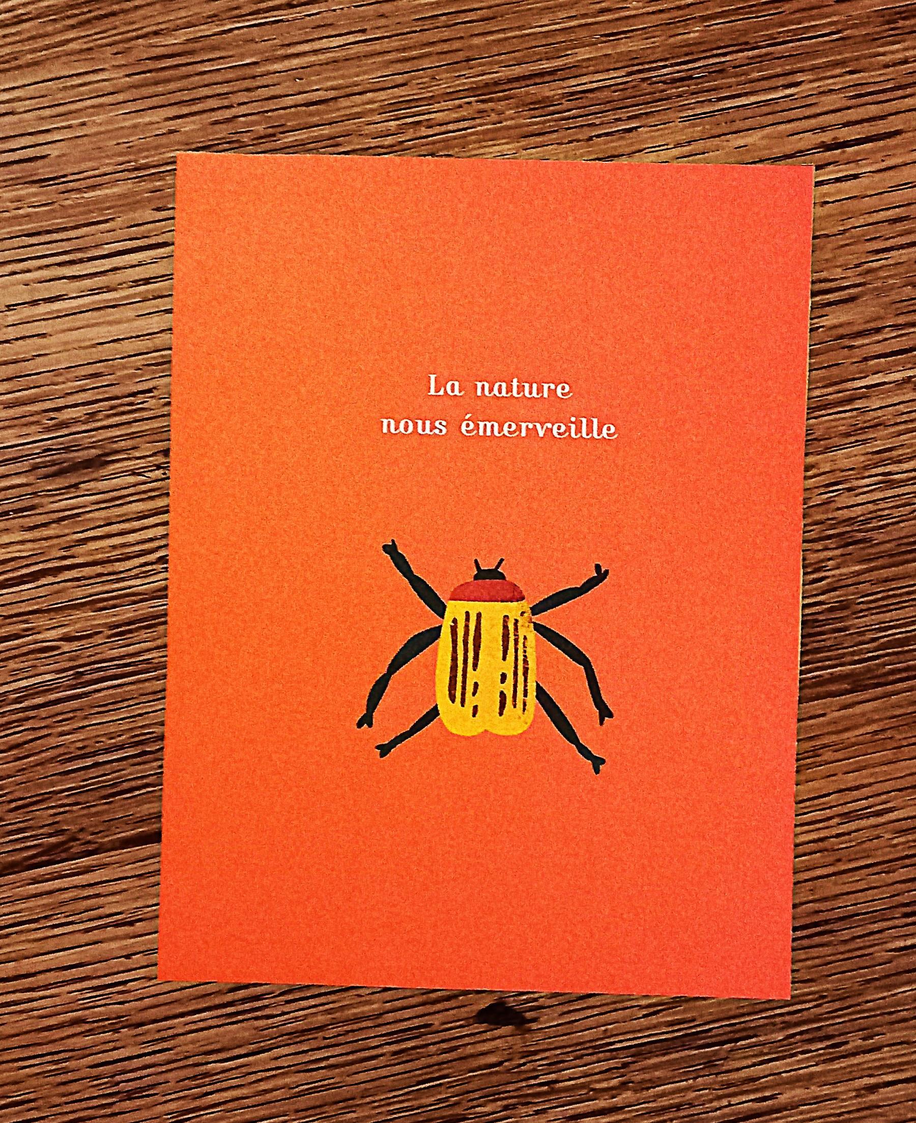 troc de troc carte "la nature nous émerveille". image 0