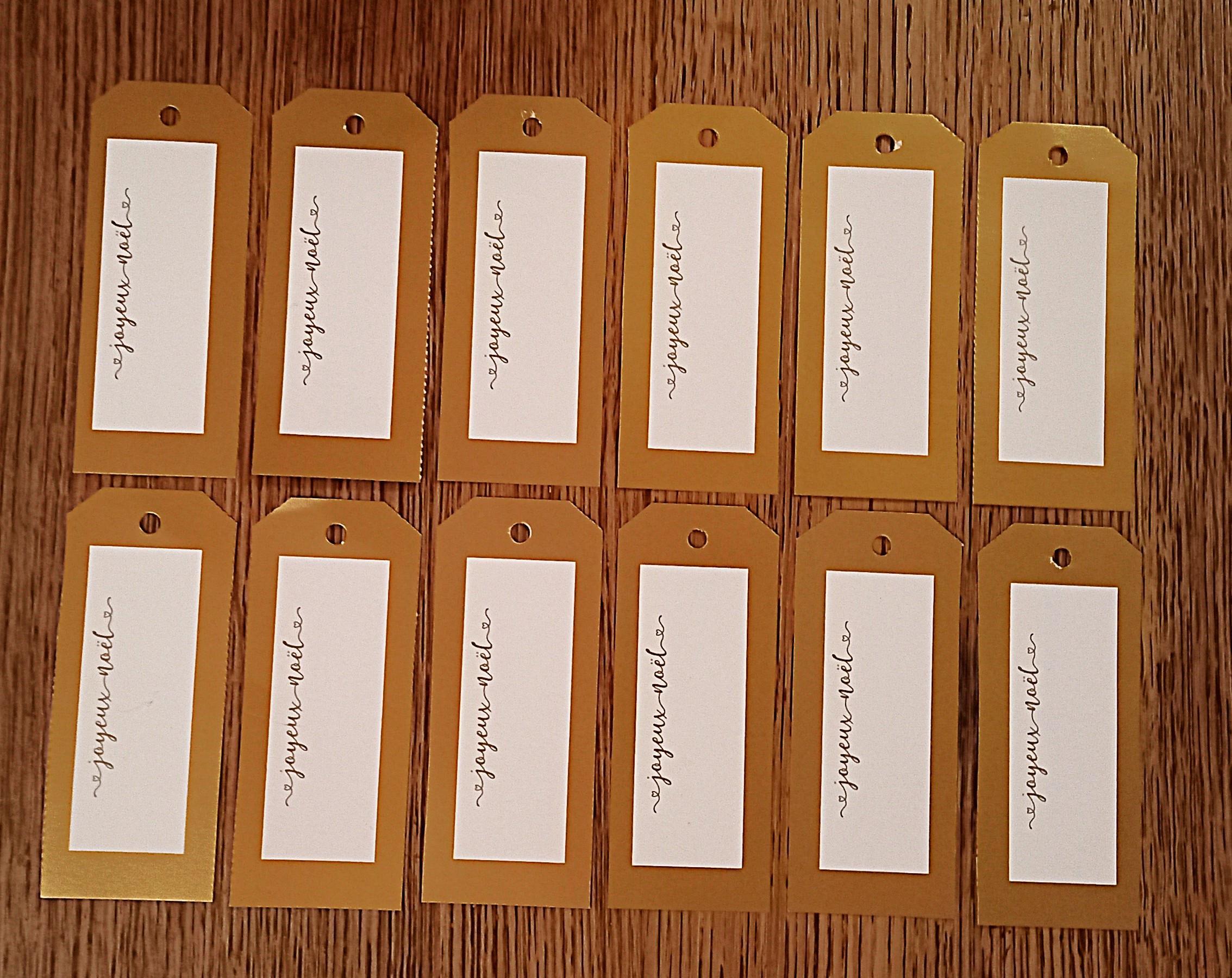 troc de troc etiquettes "joyeux noël". image 1