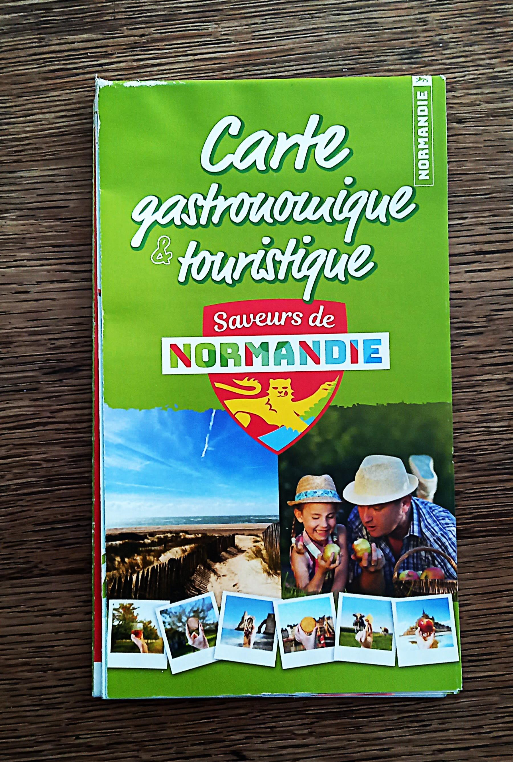 troc de troc carte gastronomique touristique de normandie. image 1