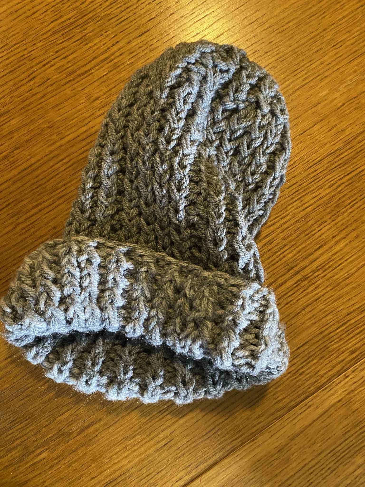 troc de troc bonnet en laine grosse maille image 0