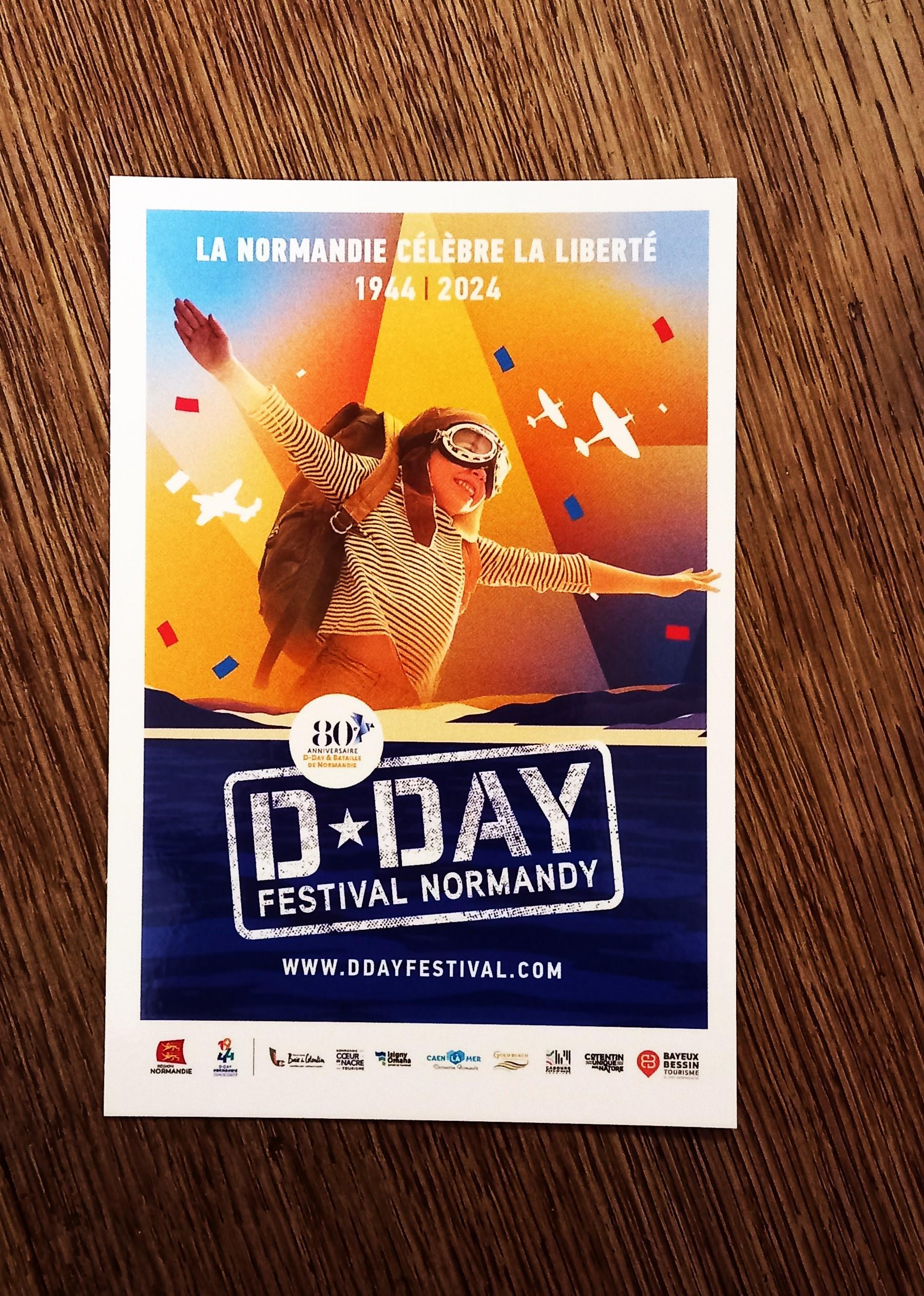 troc de troc carte postale "d-day festival normandy". image 0