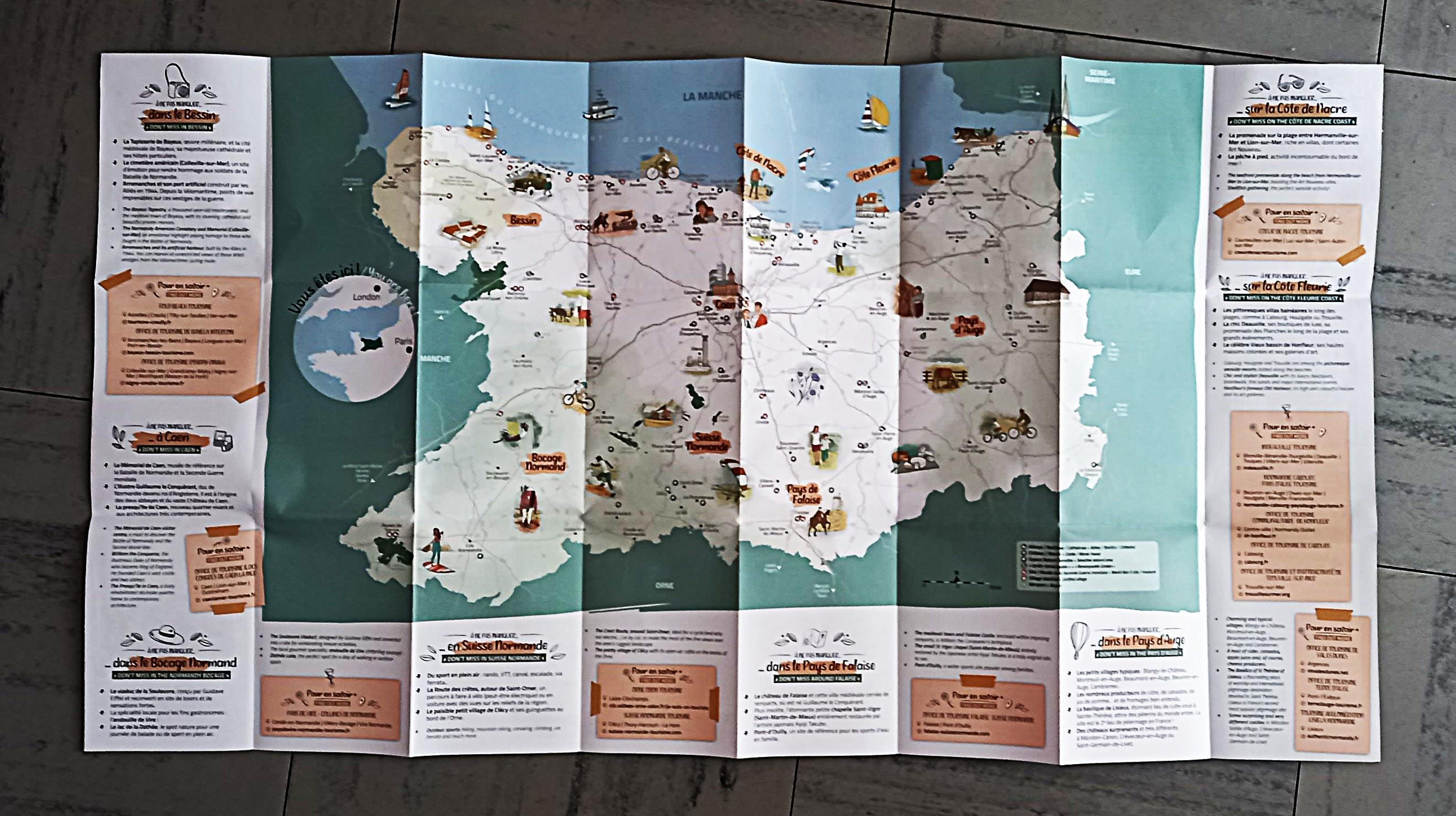 troc de troc carte "destination calvados". image 0