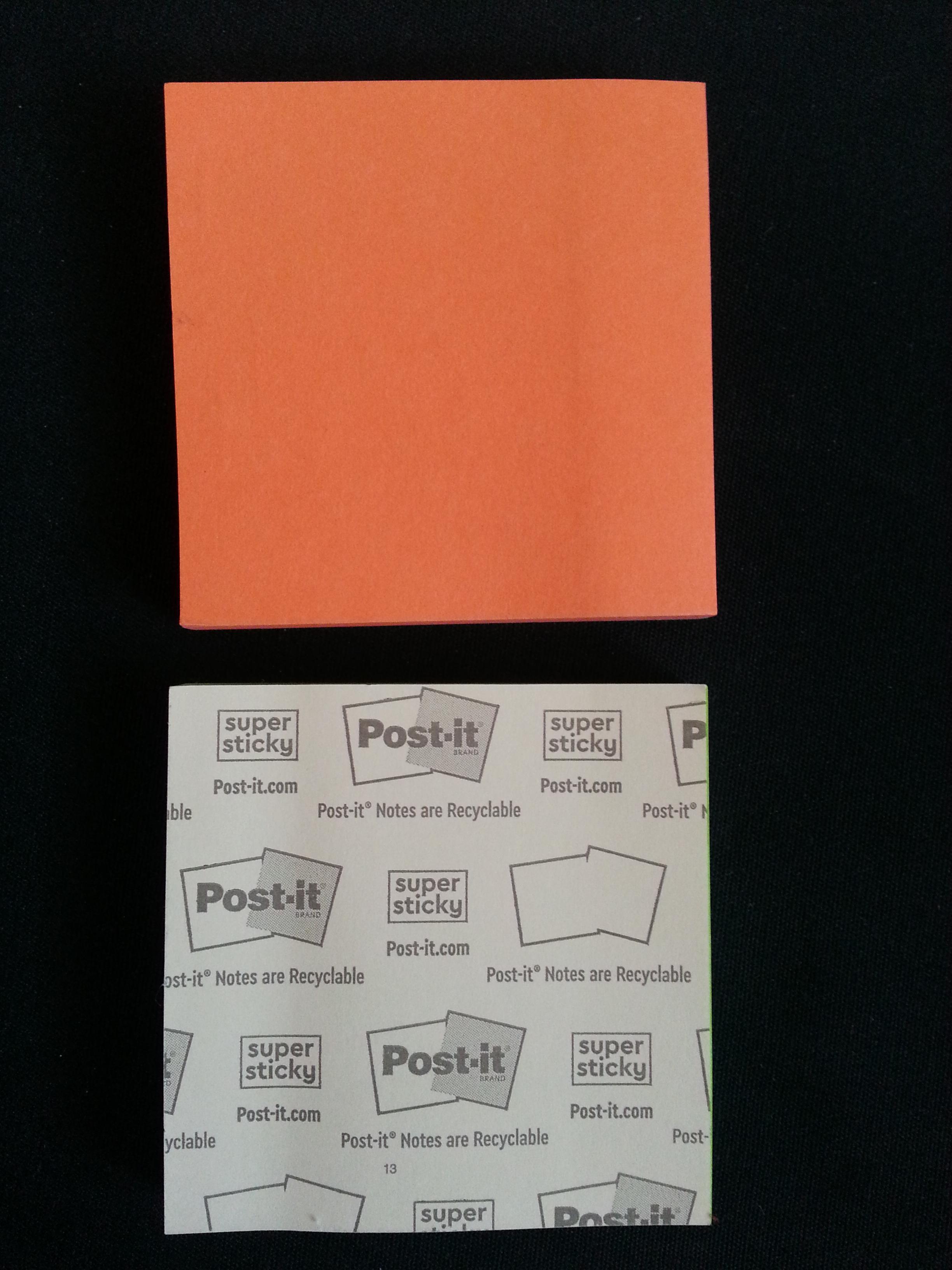 troc de troc reserve / 2 blocs post-it vert & orange image 2