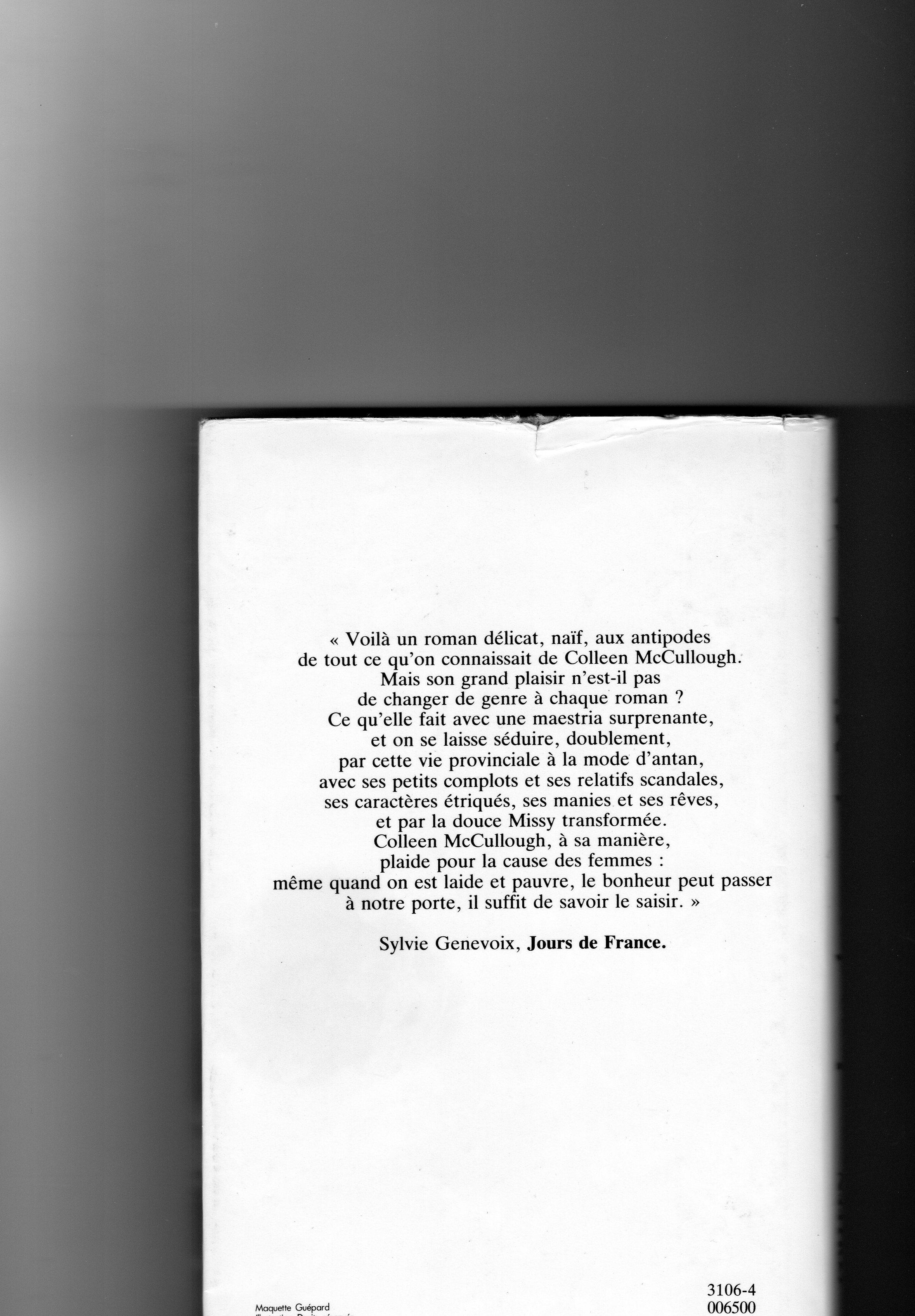 troc de troc roman les dames de missalonghi de colleen mccullough image 1